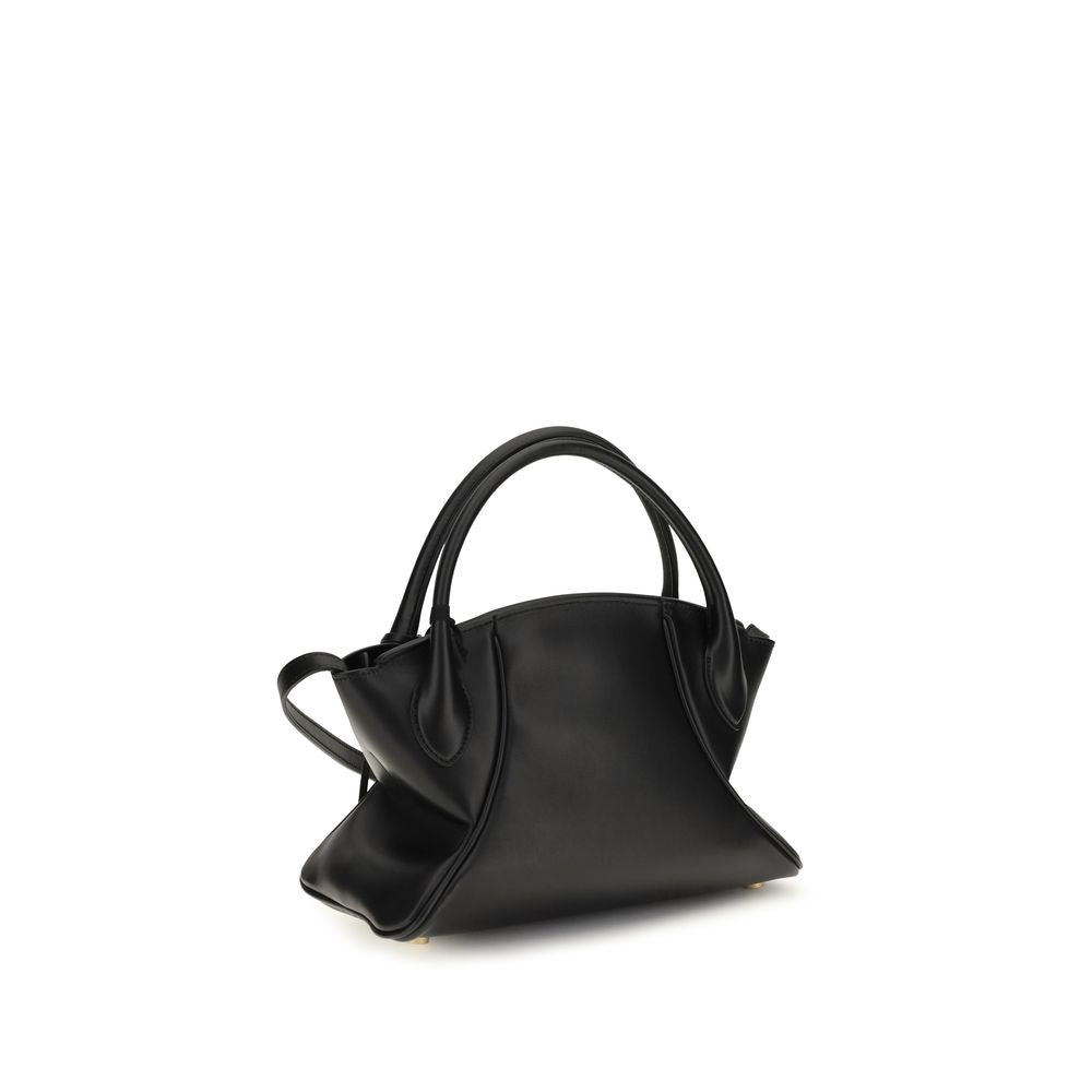 Balmain Black Calf Leather Bos Taurus Shoulder Bag Balmain
