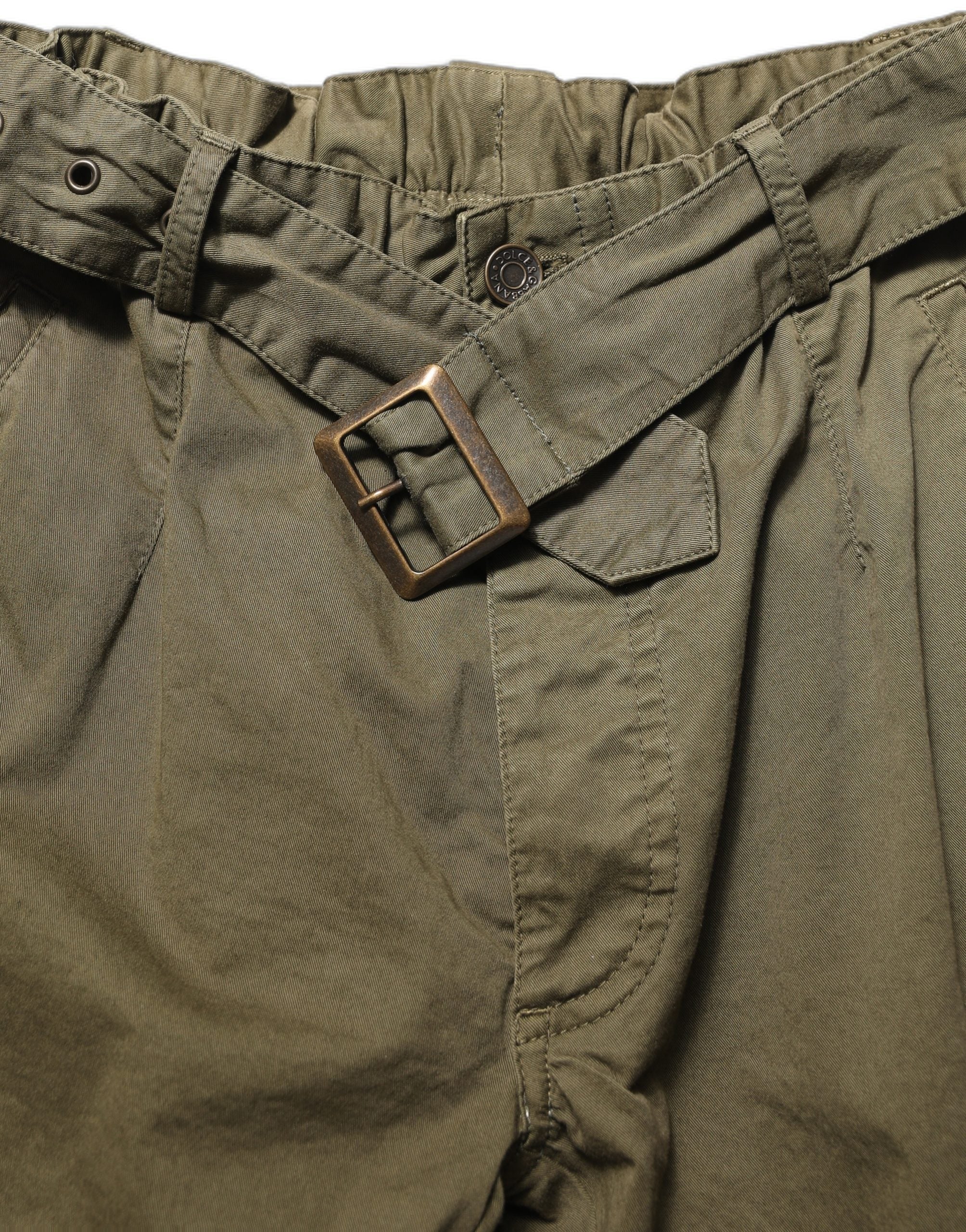 Dolce & Gabbana Olive Green High Waist Cargo Trouser Pants Dolce & Gabbana