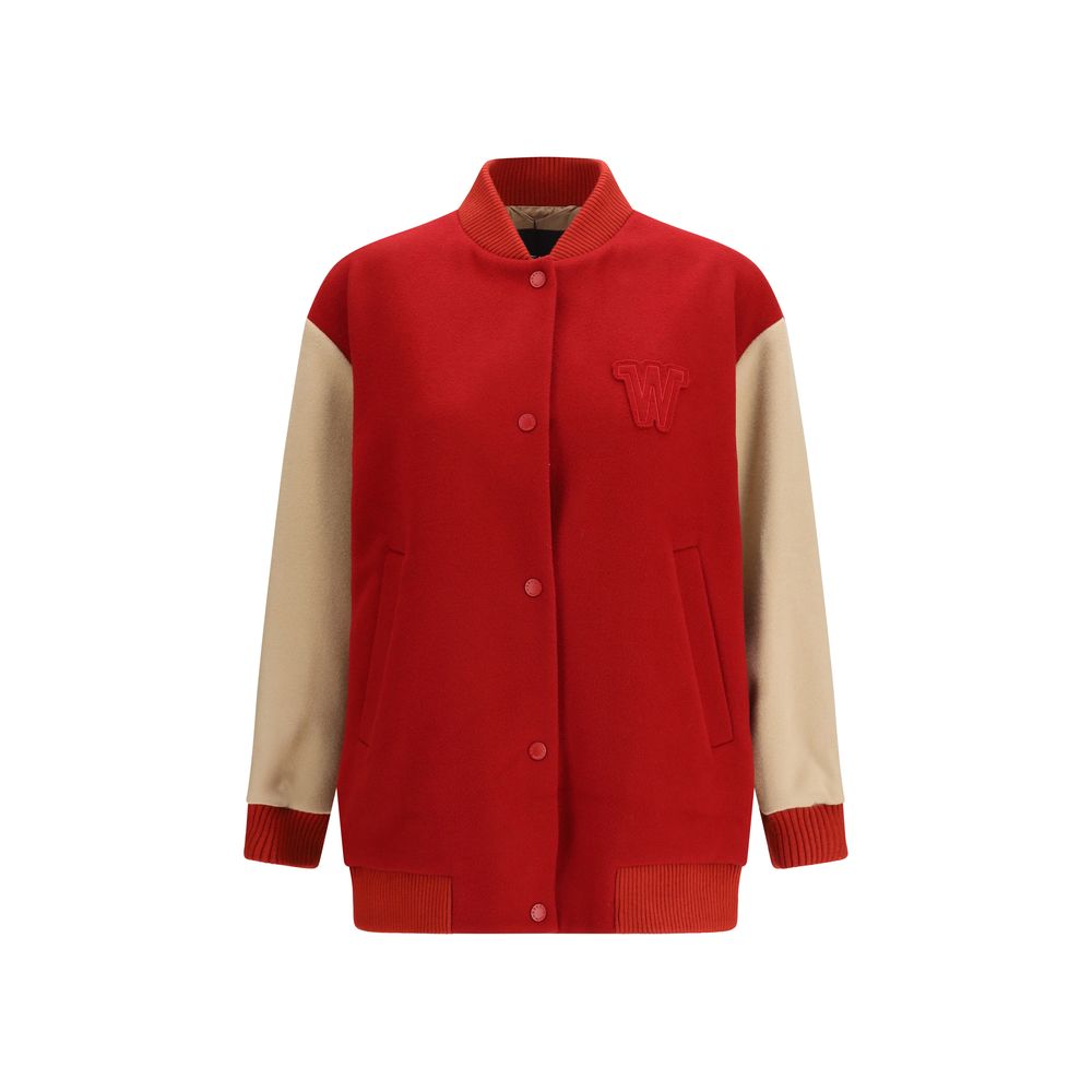 Max Mara Multicolor Wool Oves Aries Bomber Max Mara