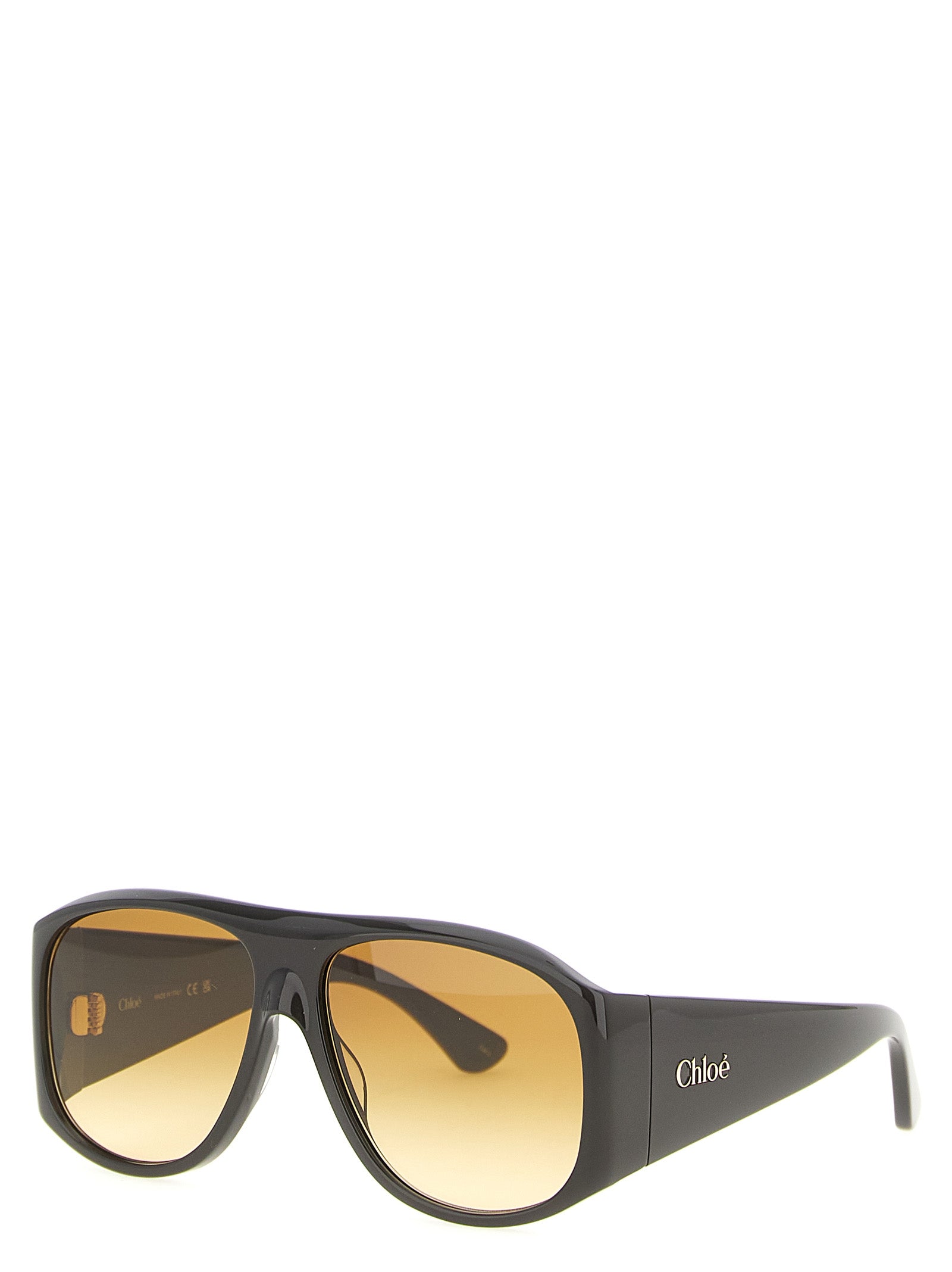 Chloé Brown Acetate Sunglasses Chloé