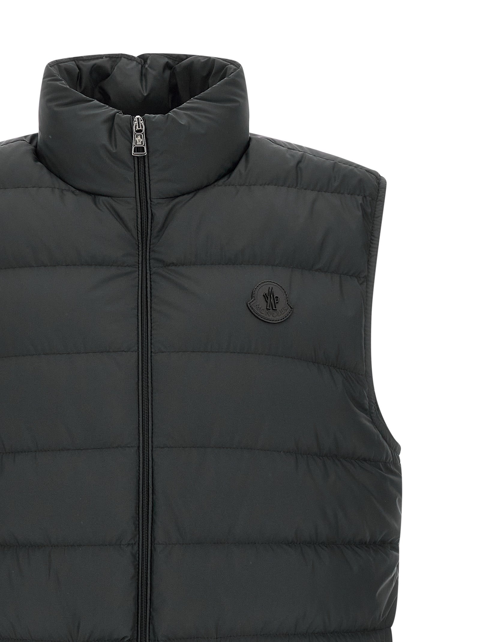 Moncler Black Polyester Sleeveless Jacket Moncler