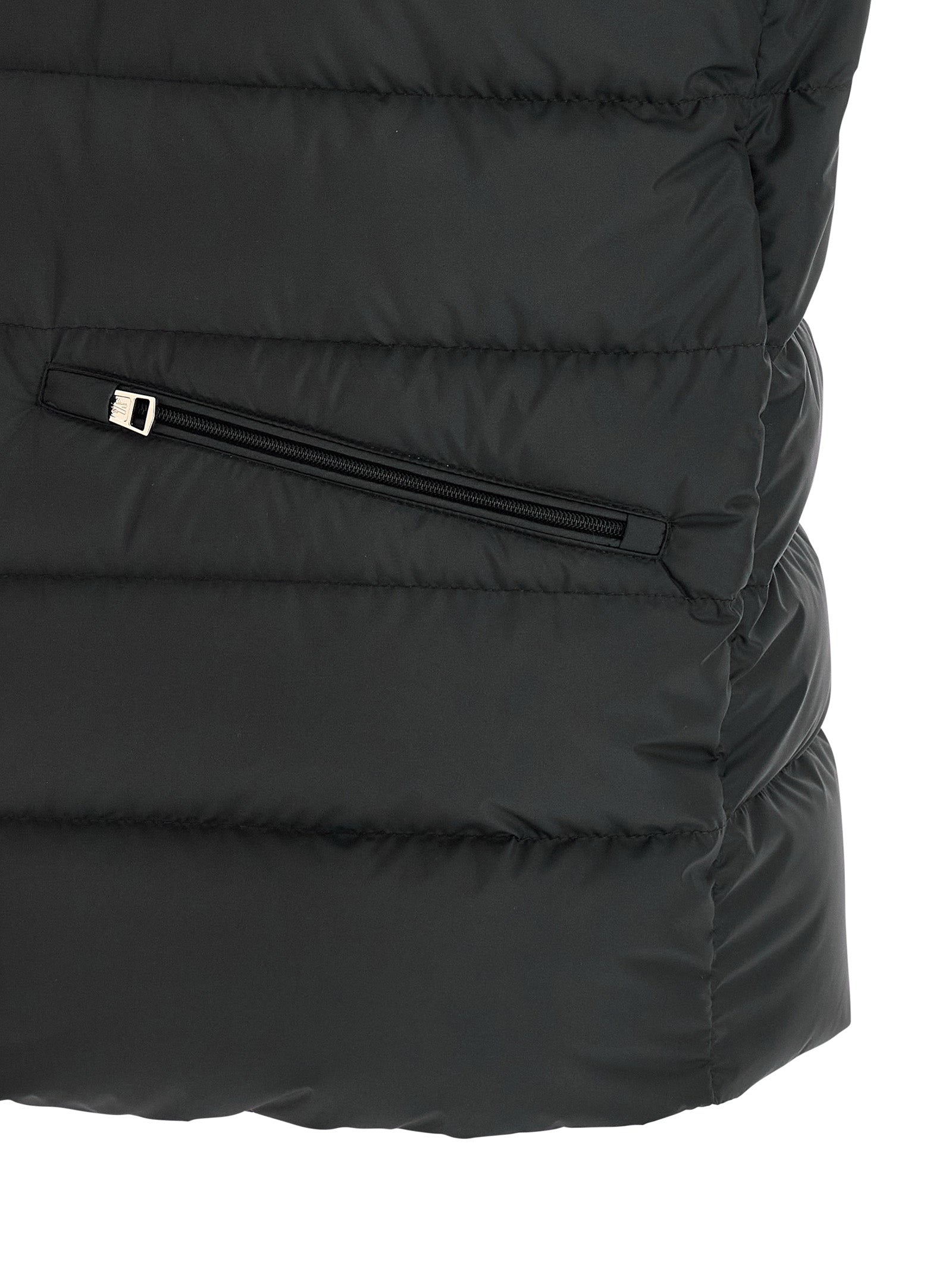 Moncler Black Polyester Sleeveless Jacket Moncler