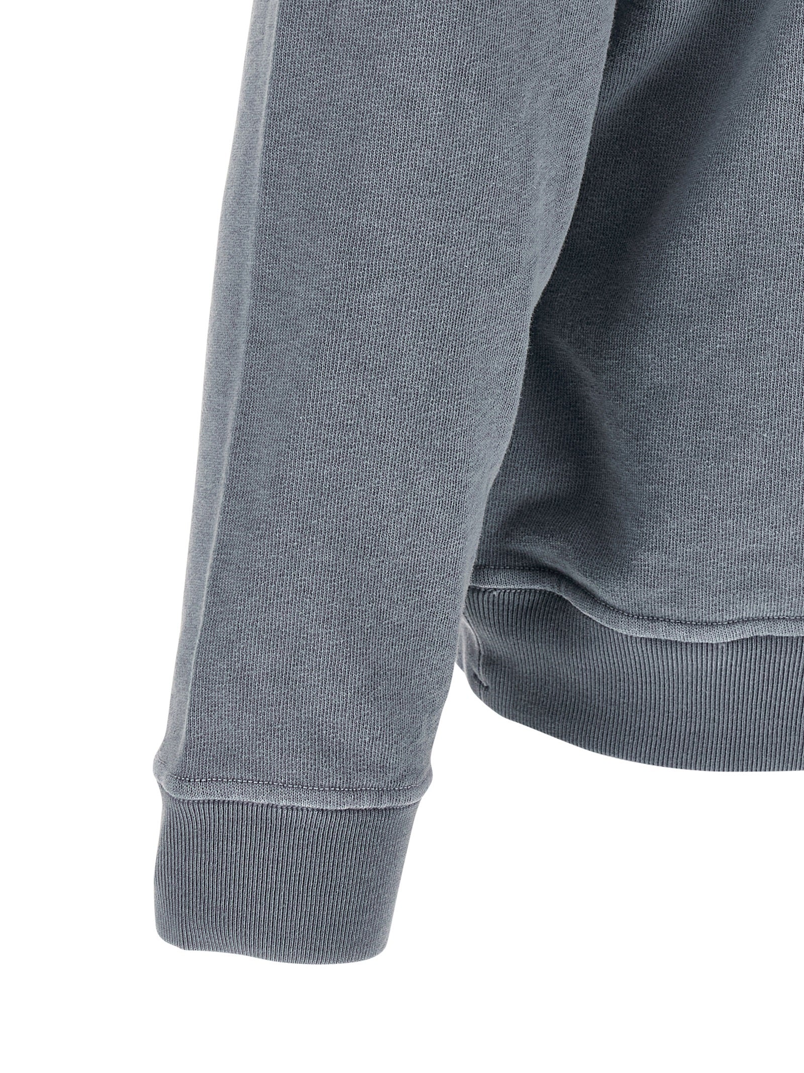 Stone Island Blue Cotton Sweatshirt Stone Island