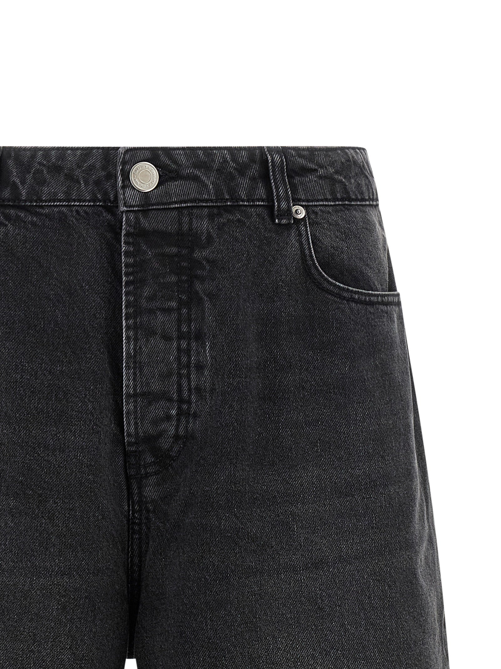 Ami Paris Black Cotton Bermuda Shorts Ami Paris