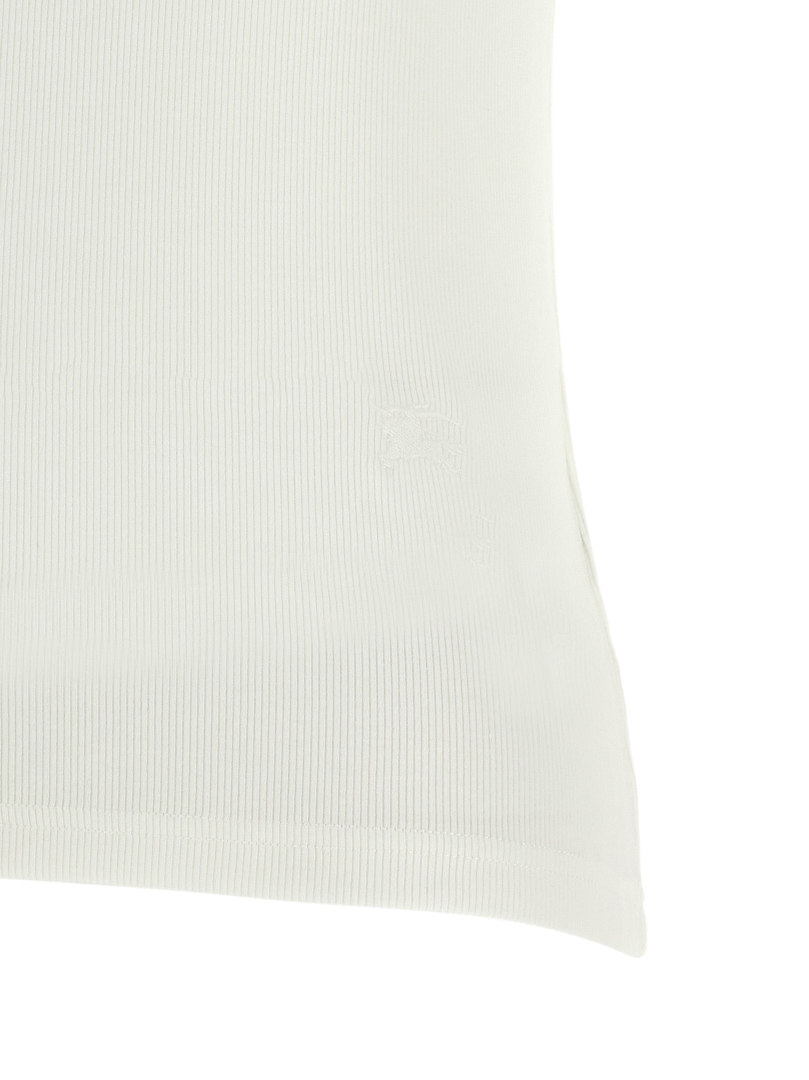 Burberry White Cotton T-Shirt Burberry