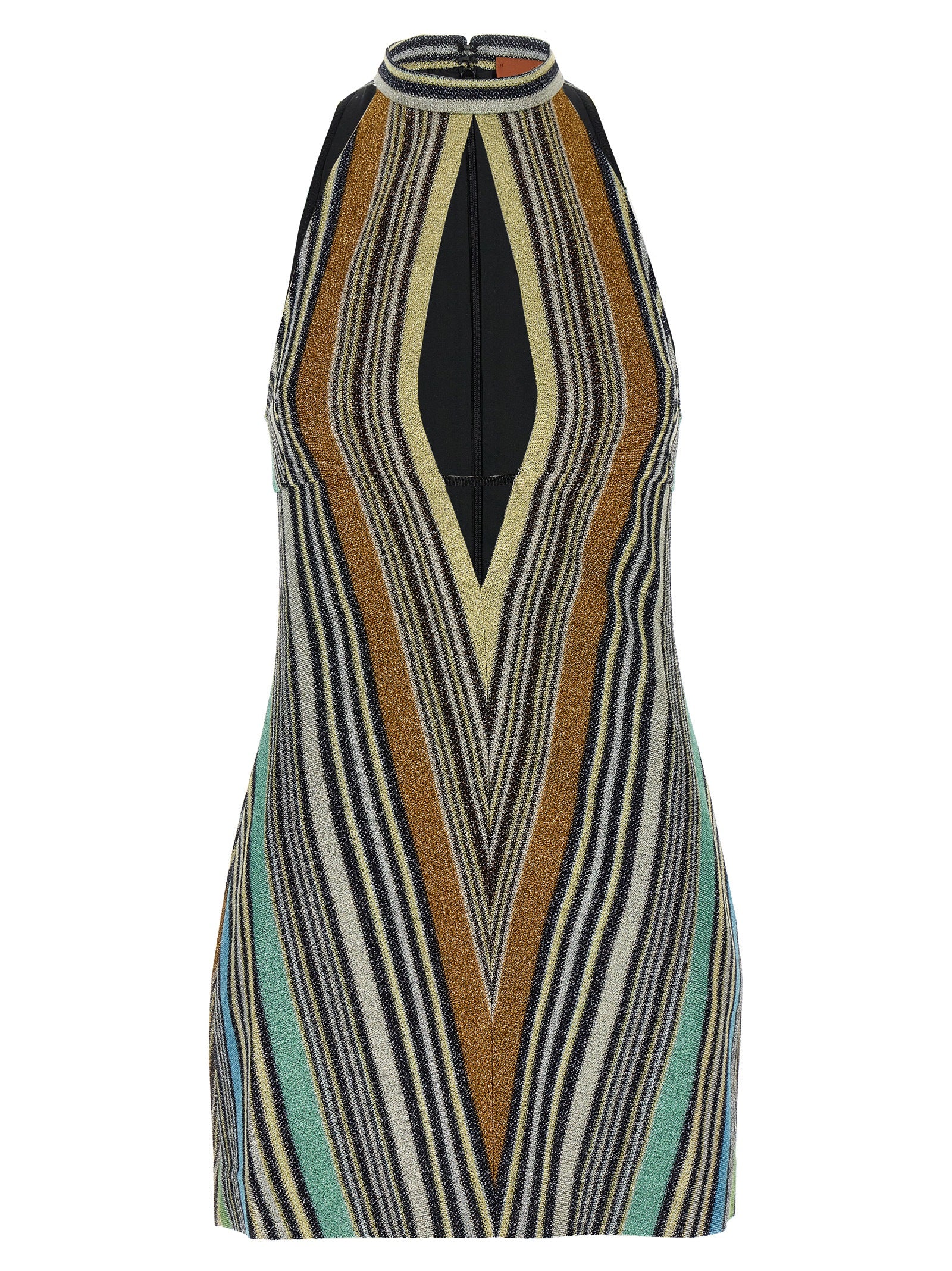 Missoni Multicolor Viscose Short Dress Missoni