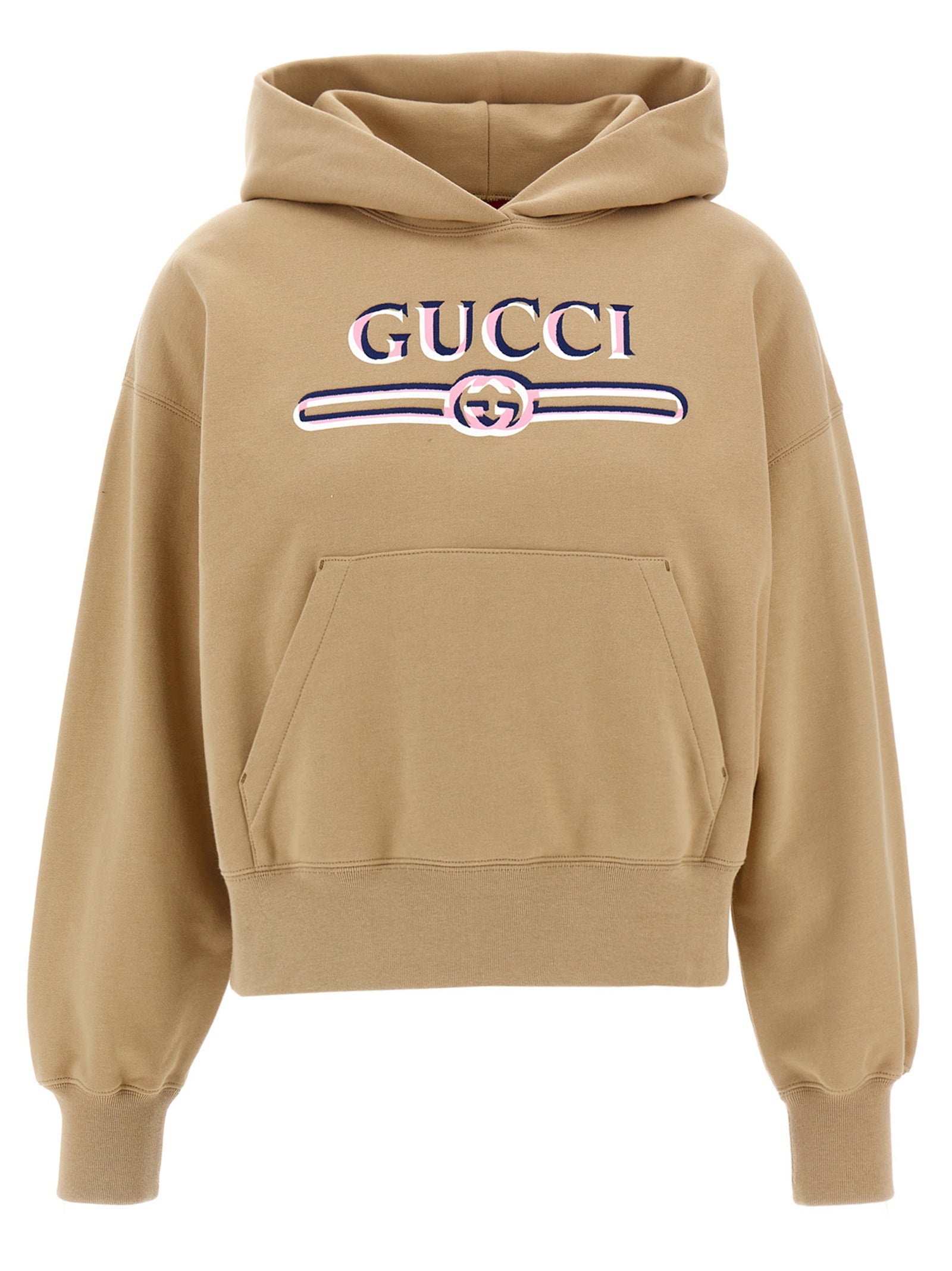 Gucci Beige Cotton Hoodie Gucci