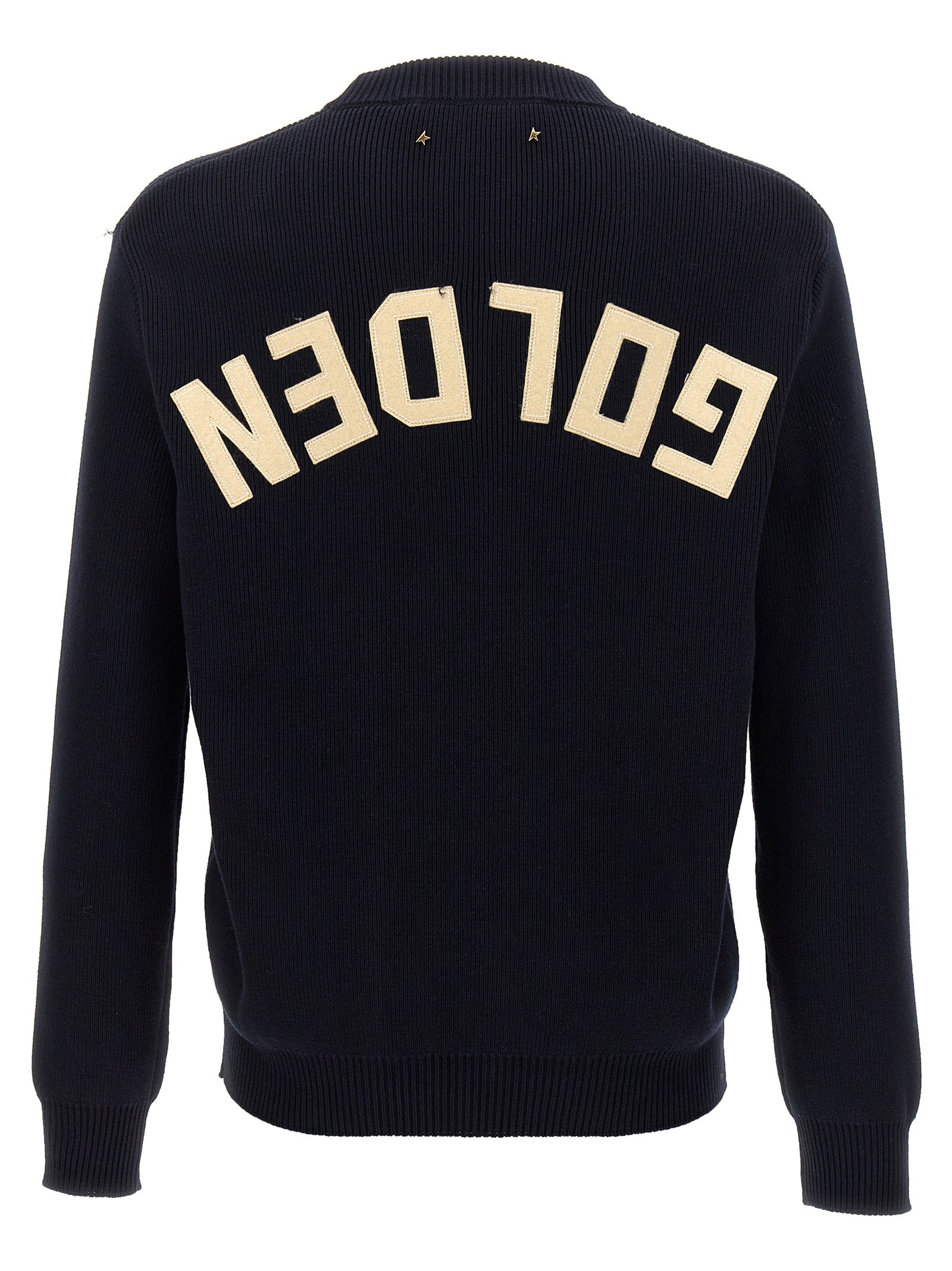Golden Goose Blue Cotton Cardigan Golden Goose