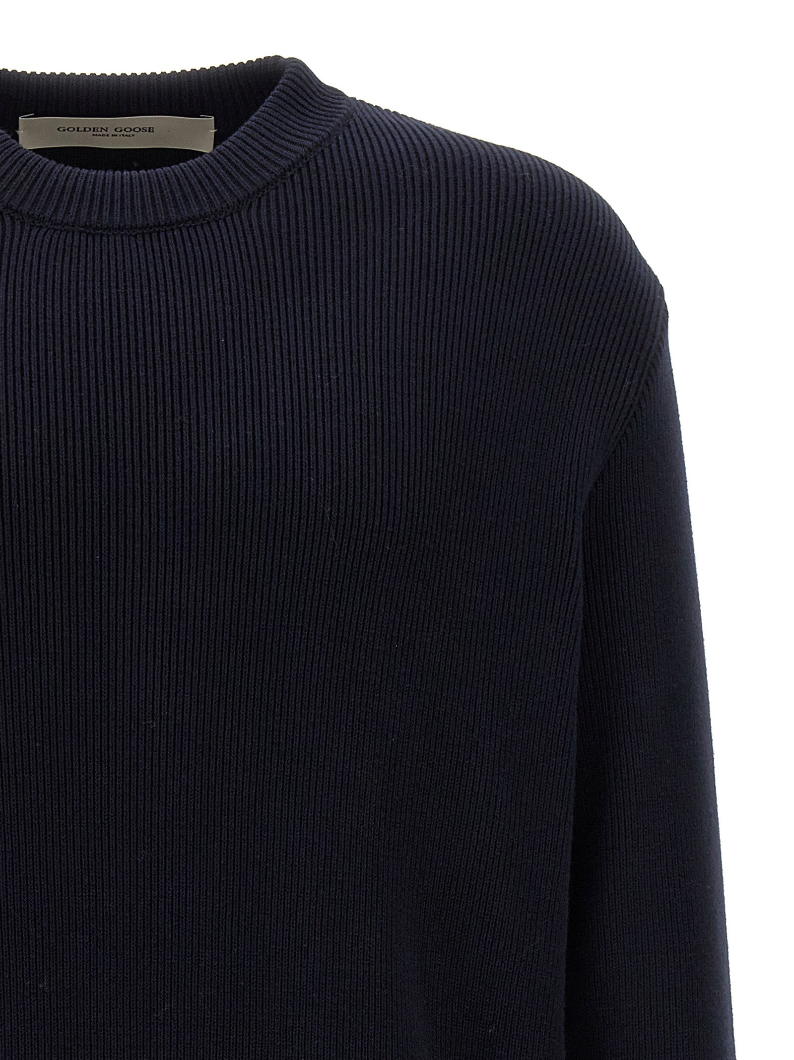 Golden Goose Blue Cotton Cardigan Golden Goose