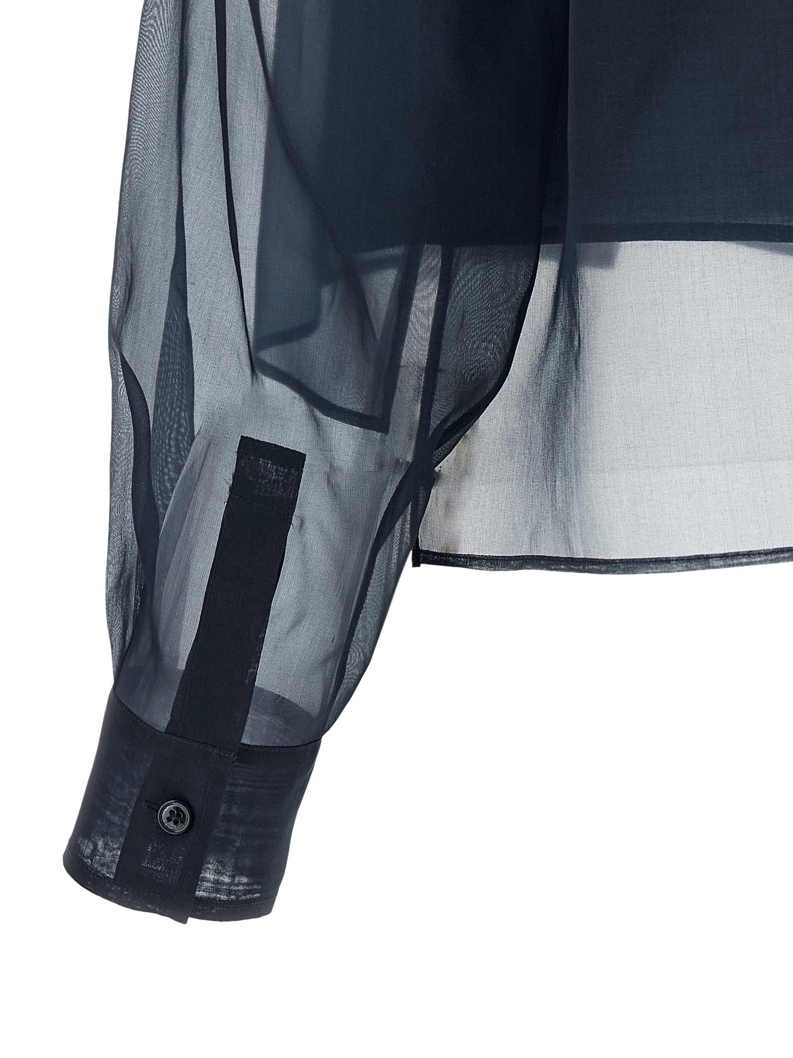 Max Mara Blue Cotton Blouse