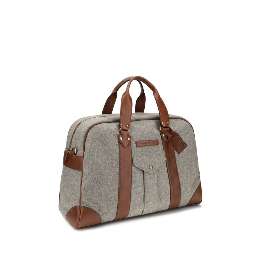 Brunello Cucinelli Beige Wool Oves Aries Luggage And Travel Brunello Cucinelli