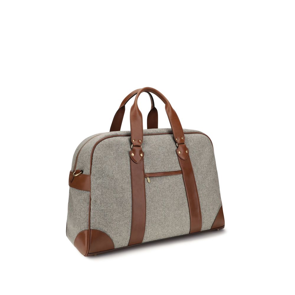 Brunello Cucinelli Beige Wool Oves Aries Luggage And Travel Brunello Cucinelli