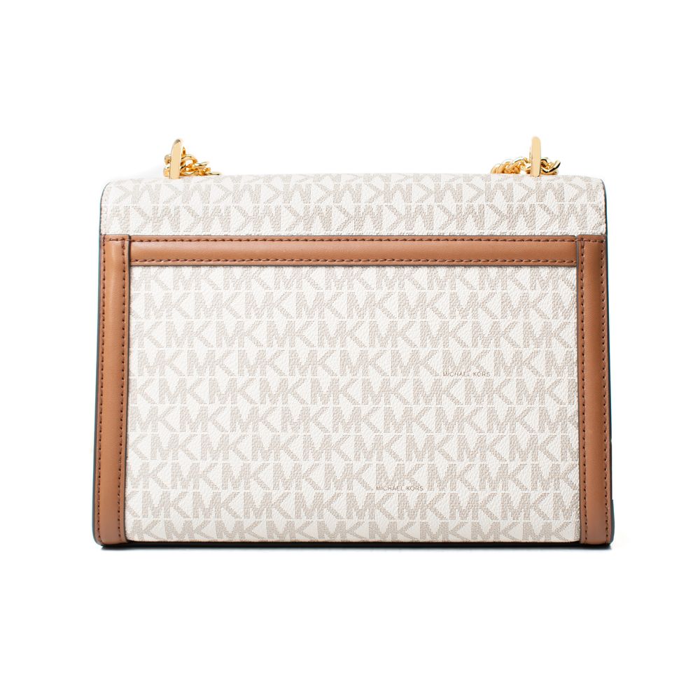 Michael Kors Beige Canvas Shoulder Bag Michael Kors