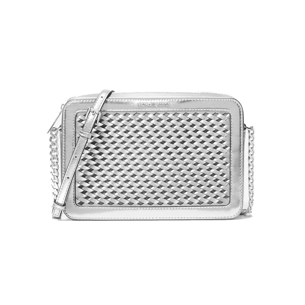 Michael Kors Gray Canvas Crossbody Bag Michael Kors