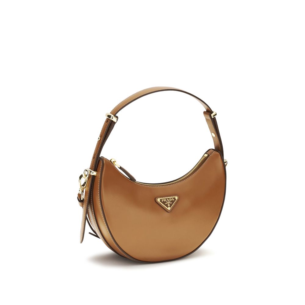 Prada Beige Calf Leather Bos Taurus Shoulder Bag Prada