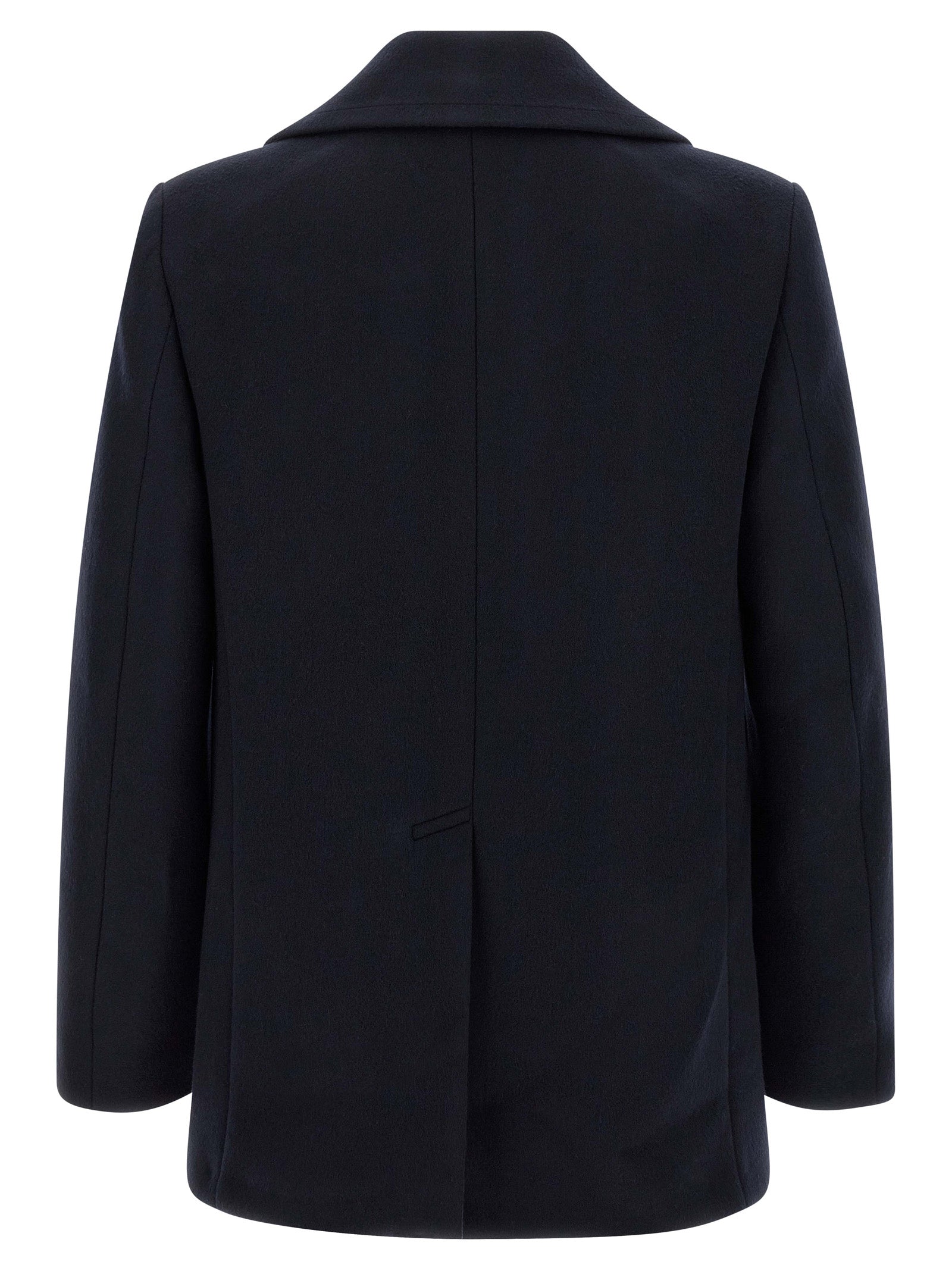 Givenchy Blue Wool Coat Givenchy