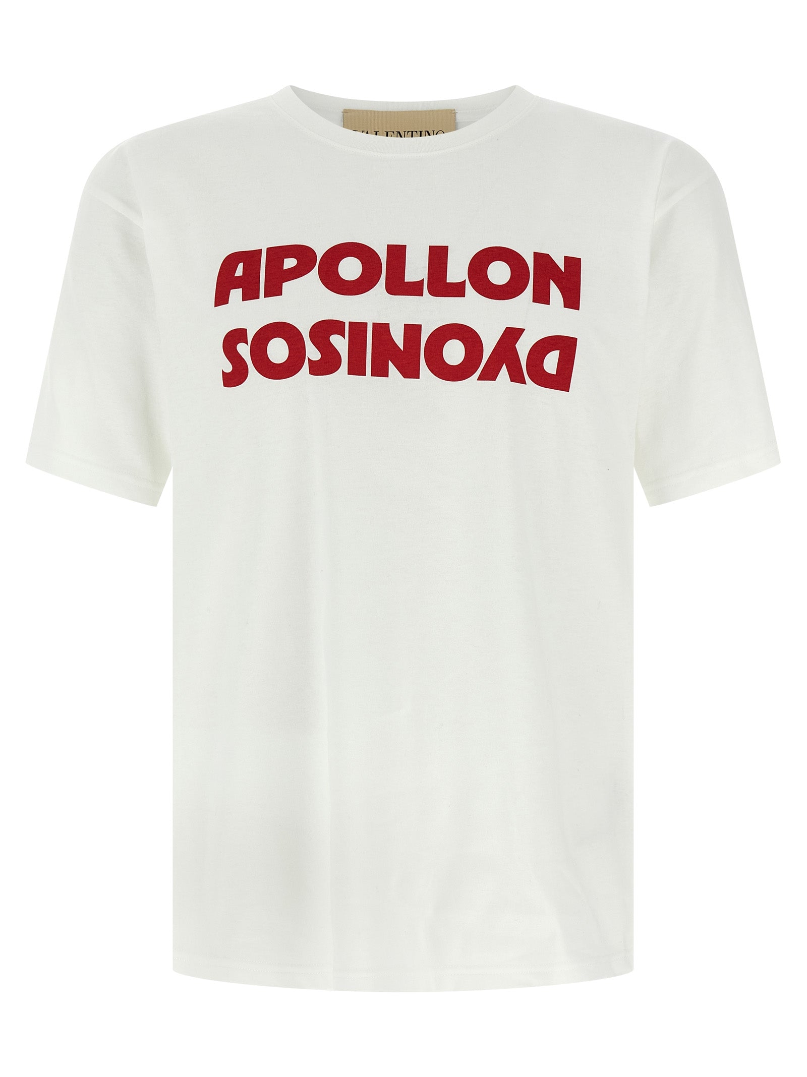 Valentino Garavani White Cotton T-Shirt Valentino Garavani