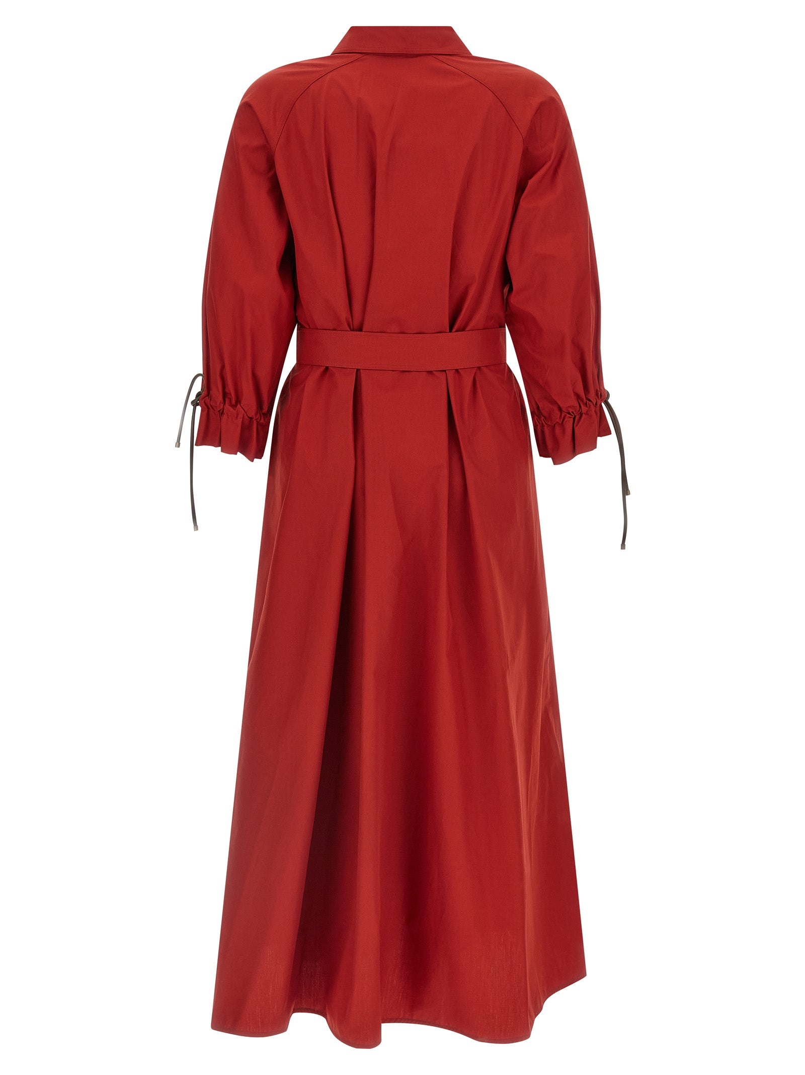 Max Mara Multicolor Cotton Long Dress Max Mara