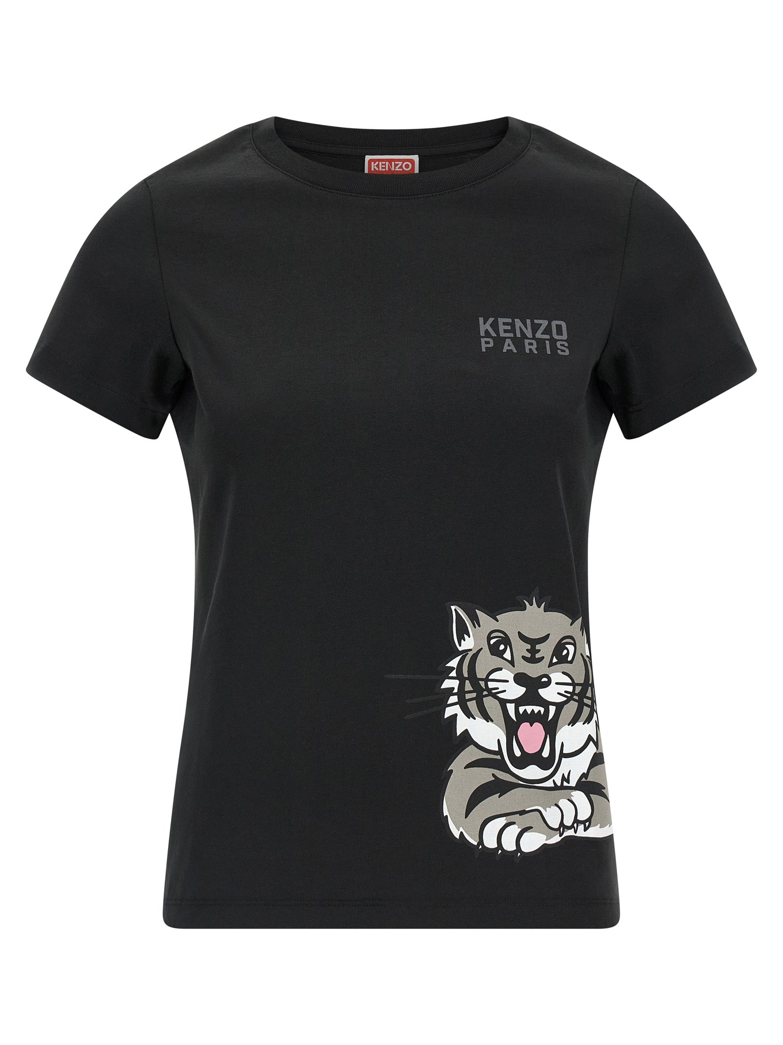 Kenzo Black Cotton T-Shirt Kenzo