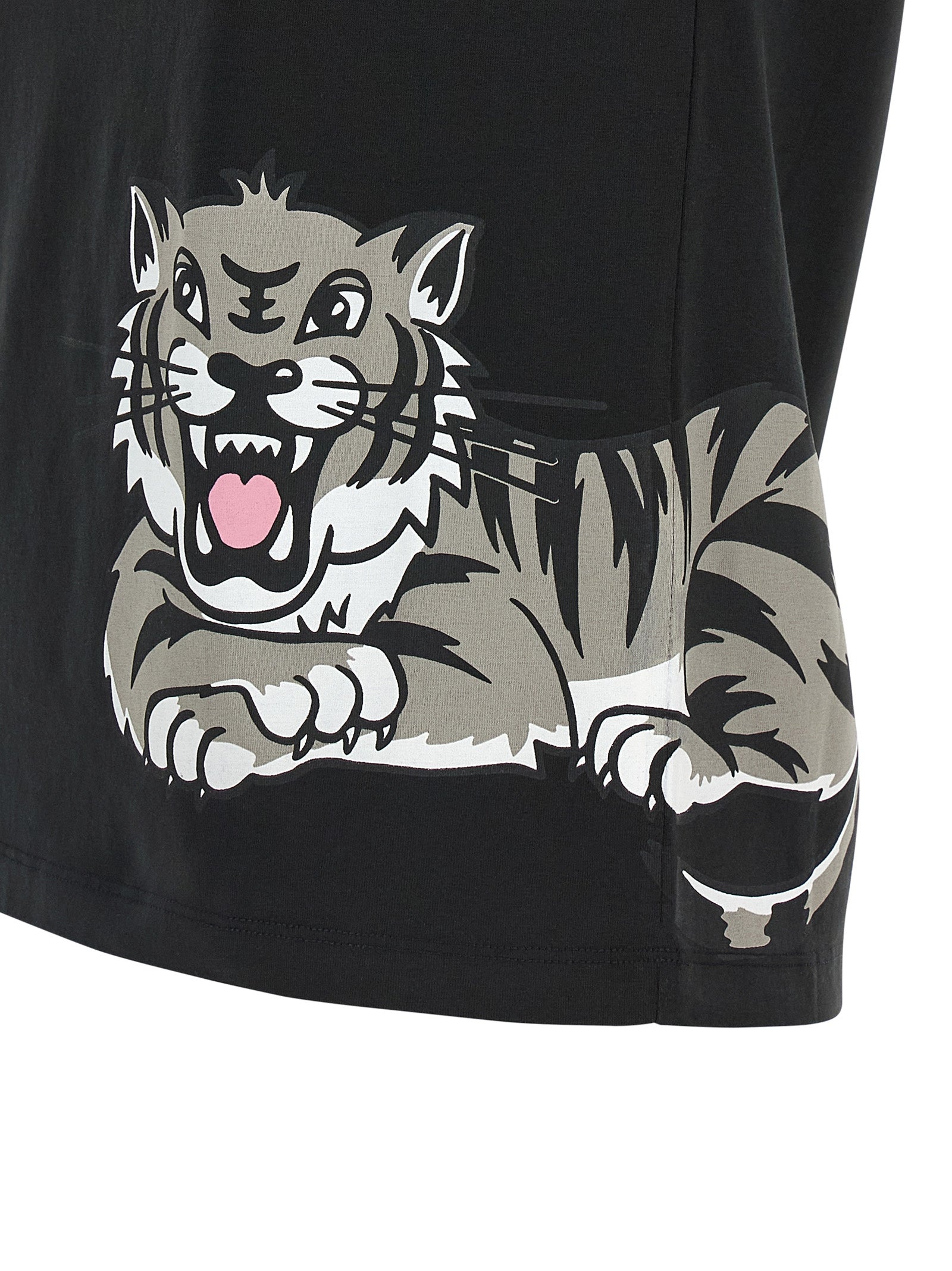 Kenzo Black Cotton T-Shirt Kenzo