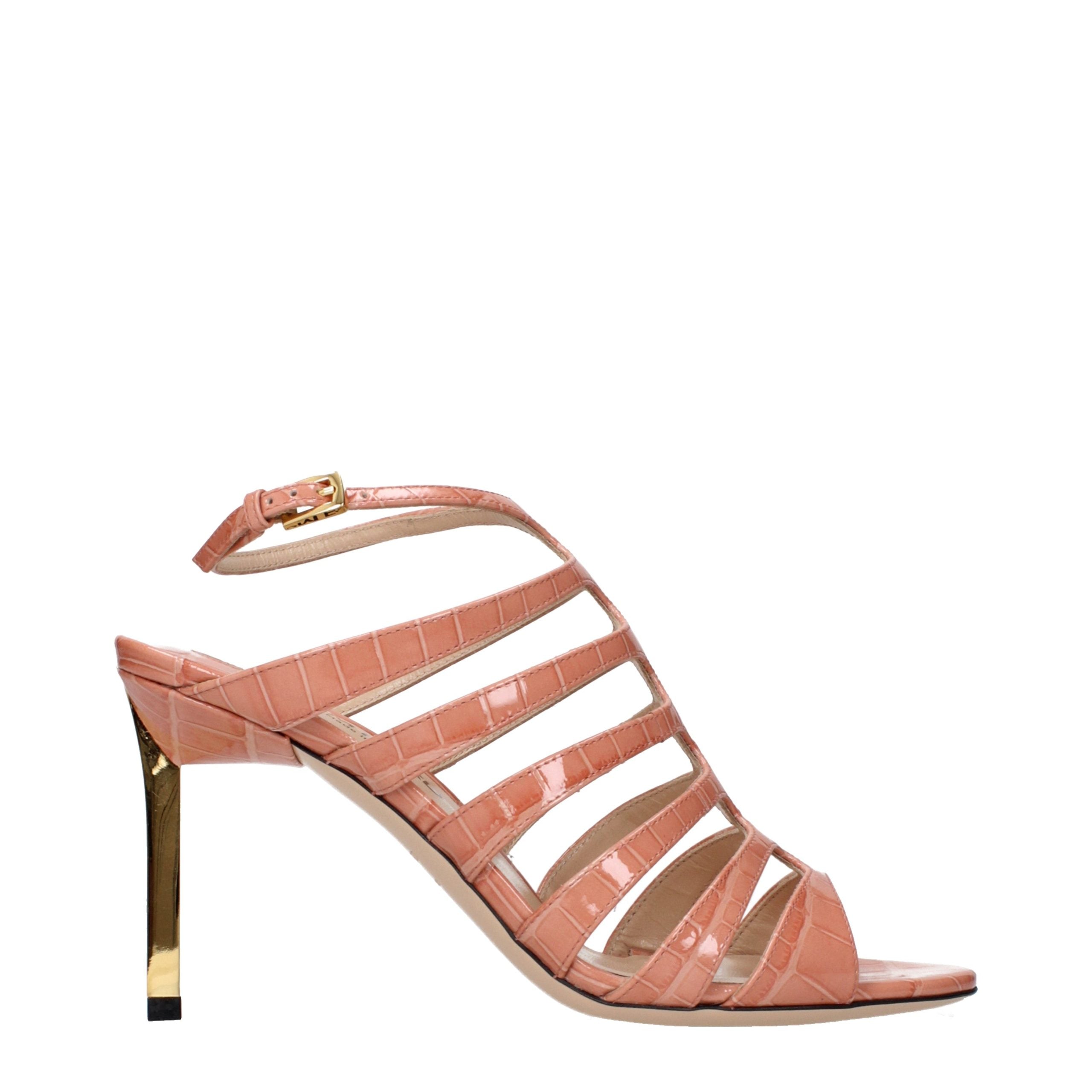 Tom Ford Pink Leather Stiletto Heel Sandals Tom Ford