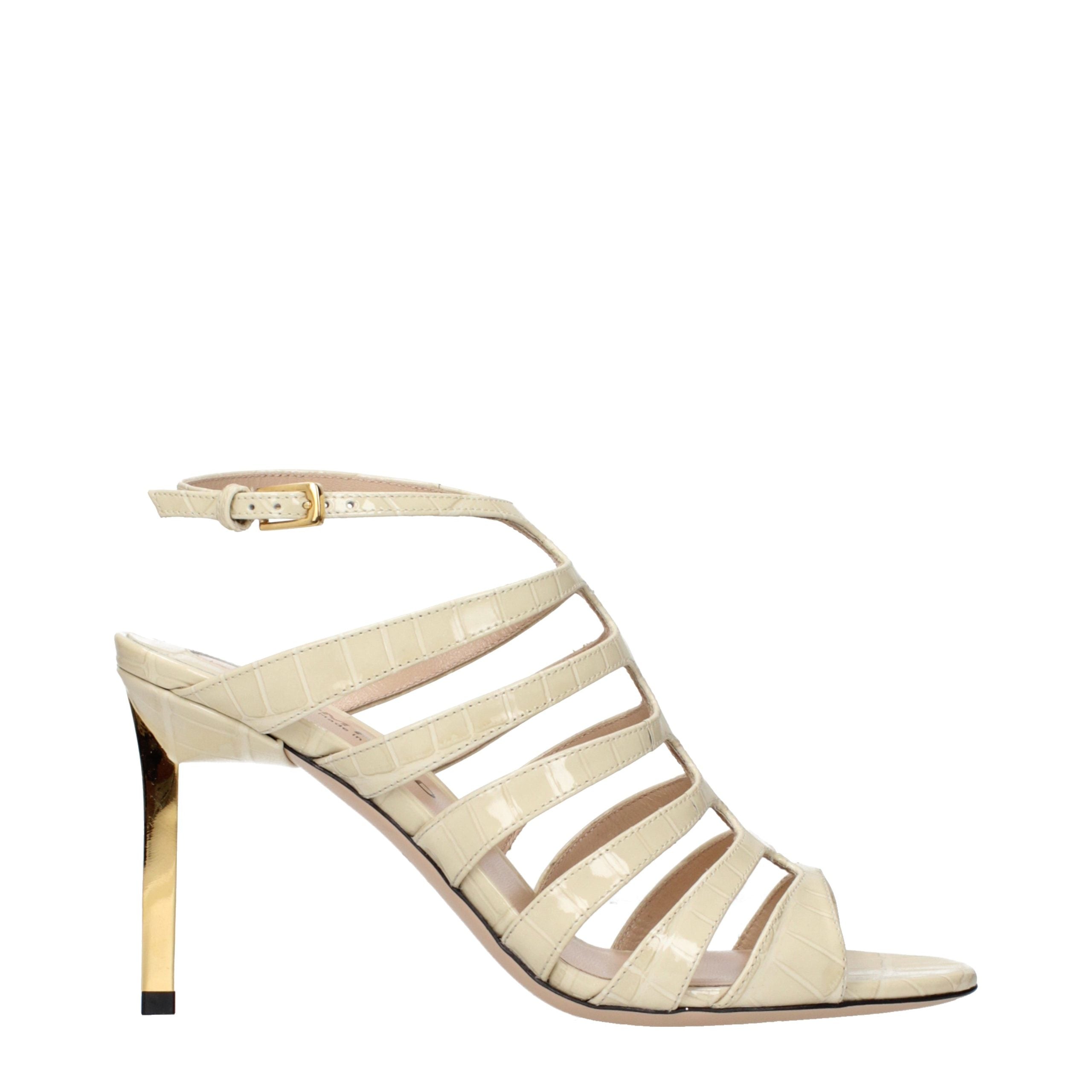 Tom Ford Beige Leather Stiletto Heel Sandals Tom Ford
