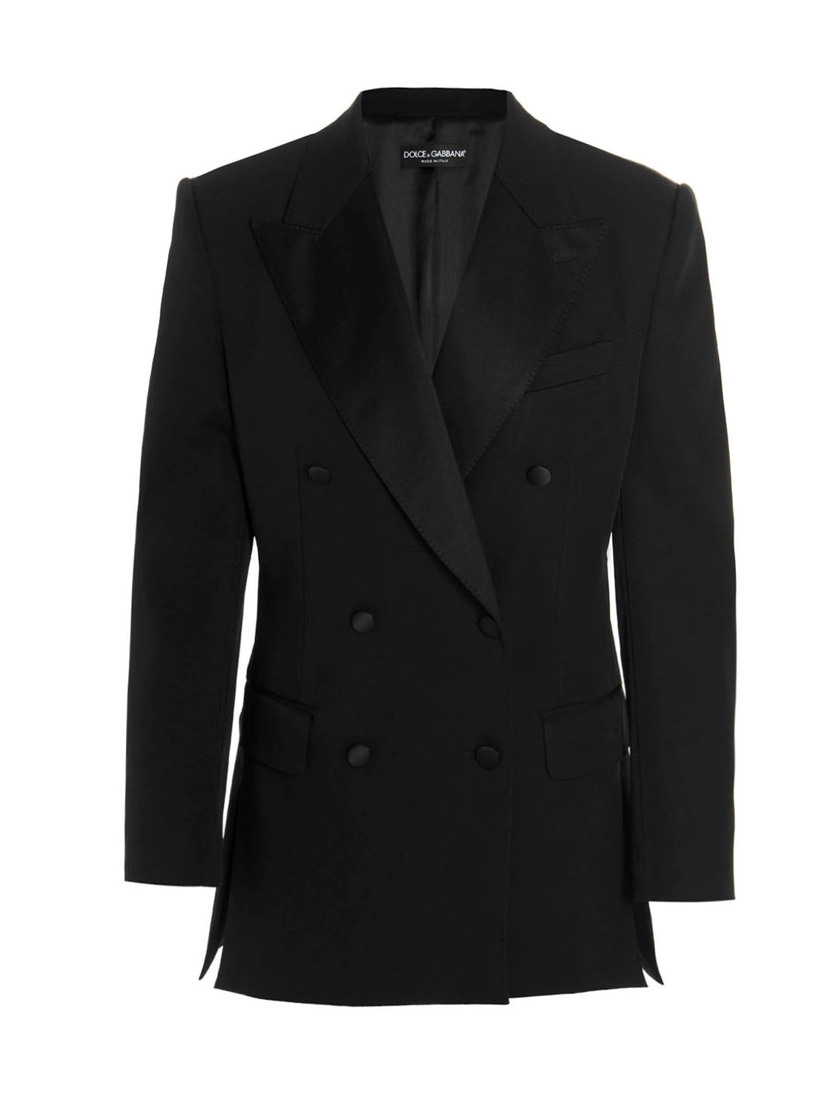 Dolce & Gabbana Black Acetate Blazer Dolce & Gabbana