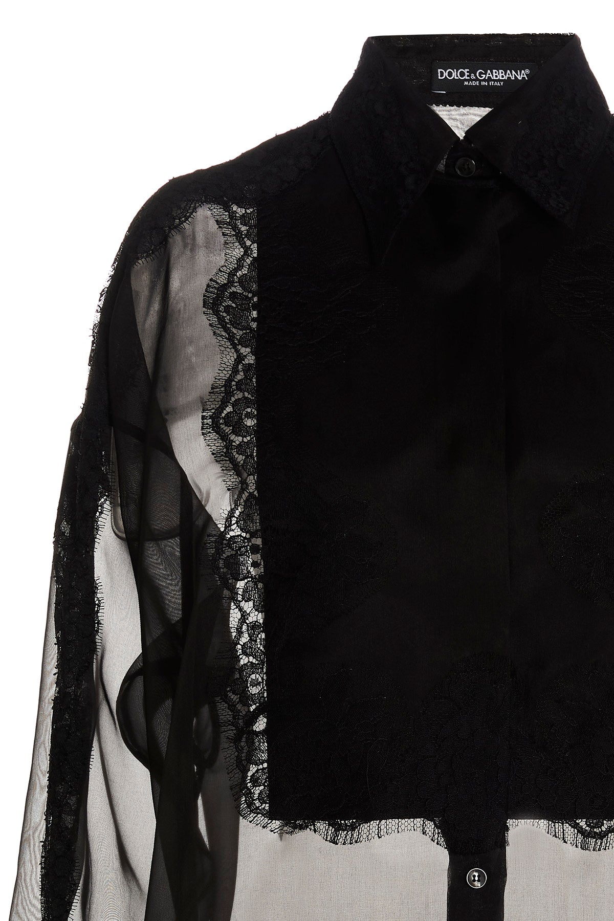 Dolce & Gabbana Black Silk Blouse Dolce & Gabbana