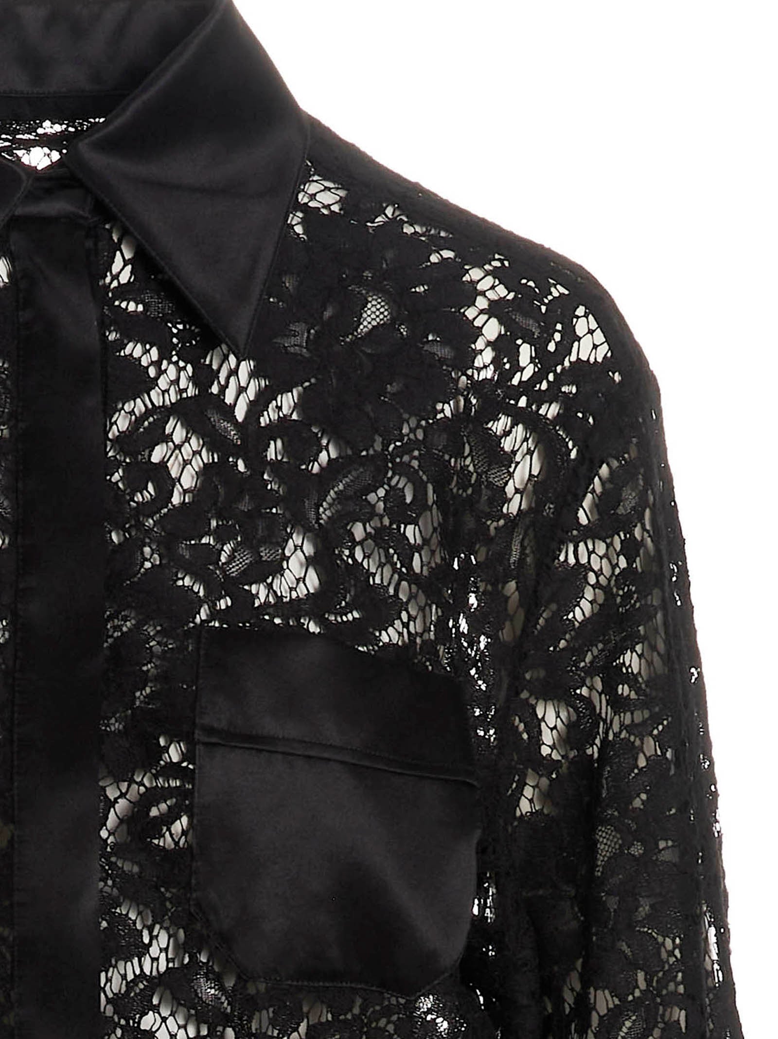 Dolce & Gabbana Black Cotton Shirt Dolce & Gabbana