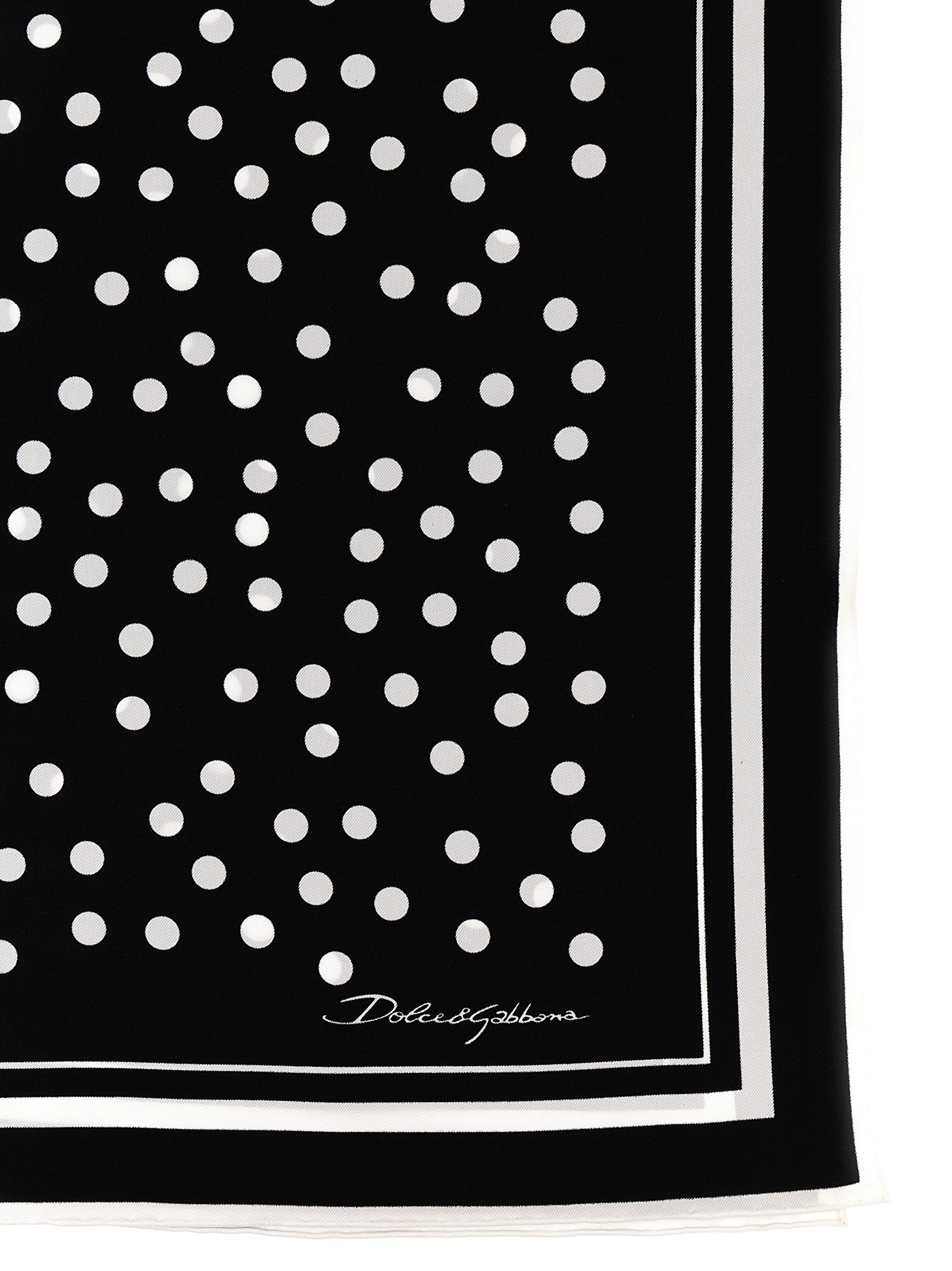 Dolce & Gabbana Bicolor Silk Scarf
