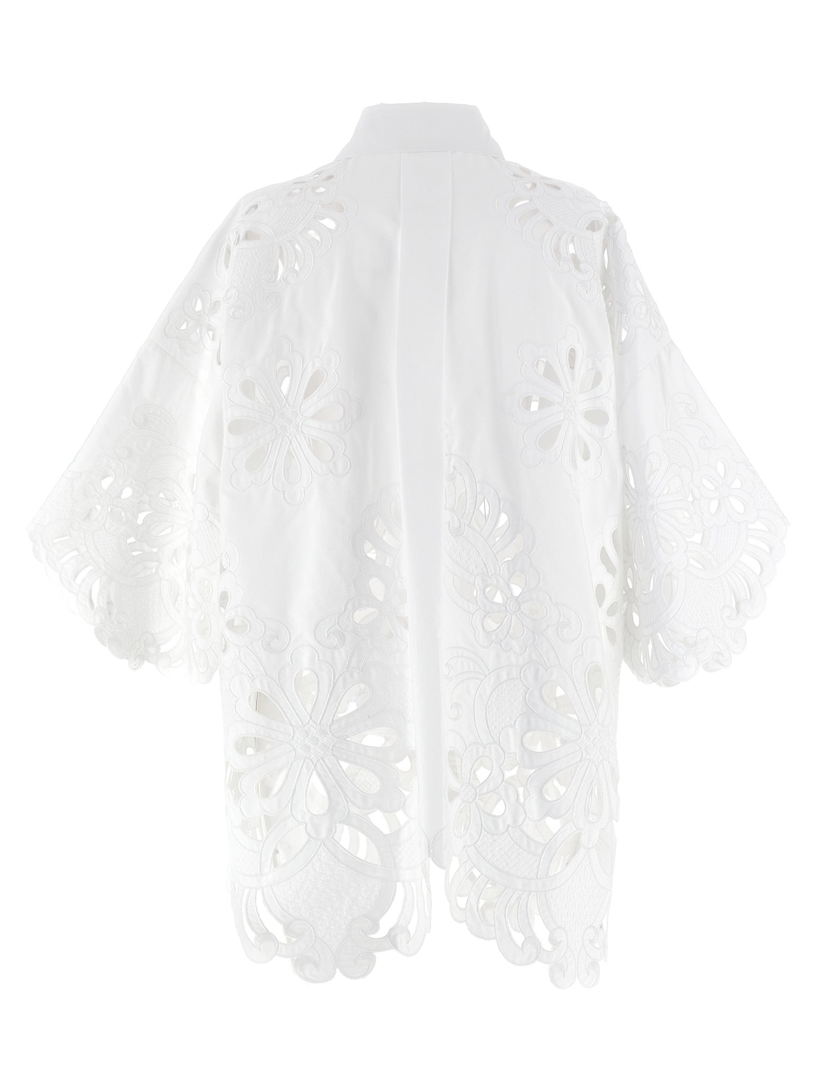 Dolce & Gabbana White Cotton Blouse Dolce & Gabbana