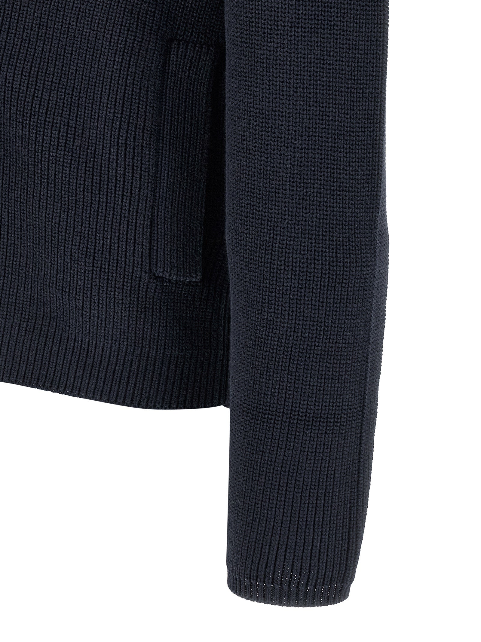 Brunello Cucinelli Blue Cotton Cardigan