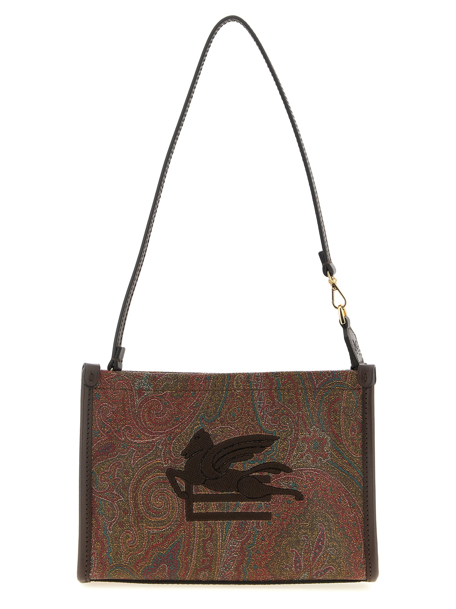 Etro Multicolor Cotton Clutch Bag Etro