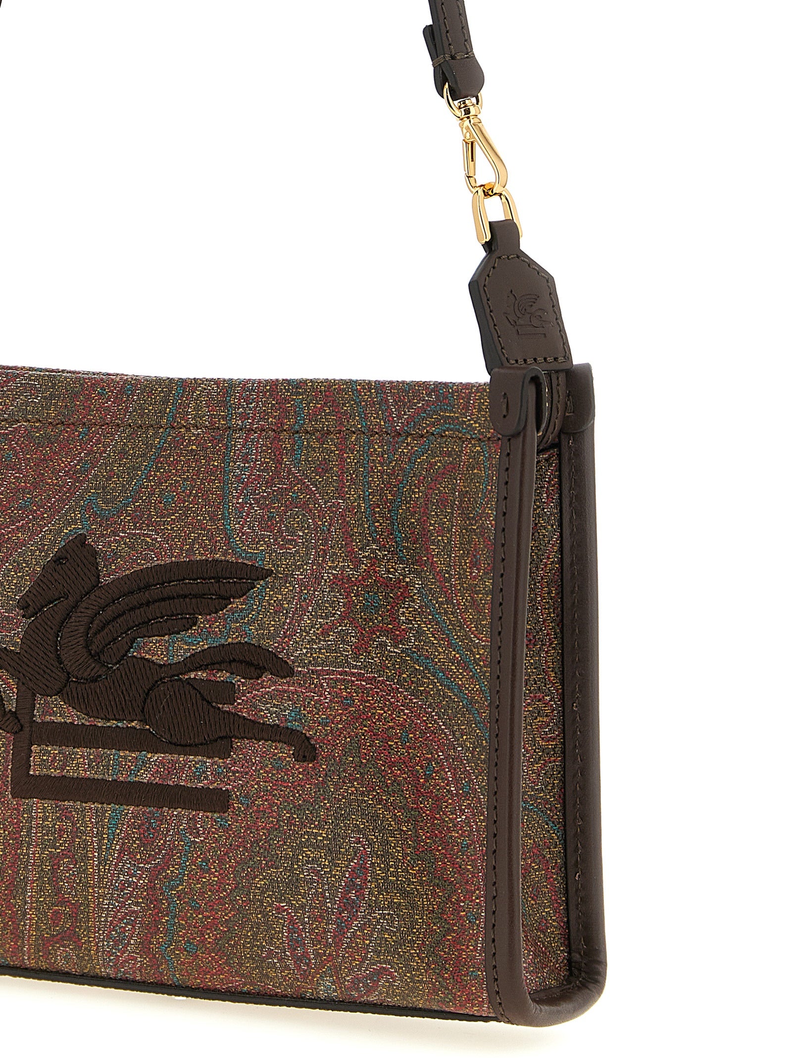 Etro Multicolor Cotton Clutch Bag Etro