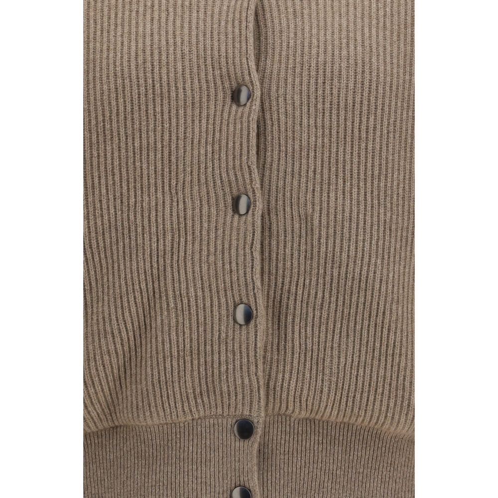 Brunello Cucinelli Beige Cashmere Bomber Brunello Cucinelli