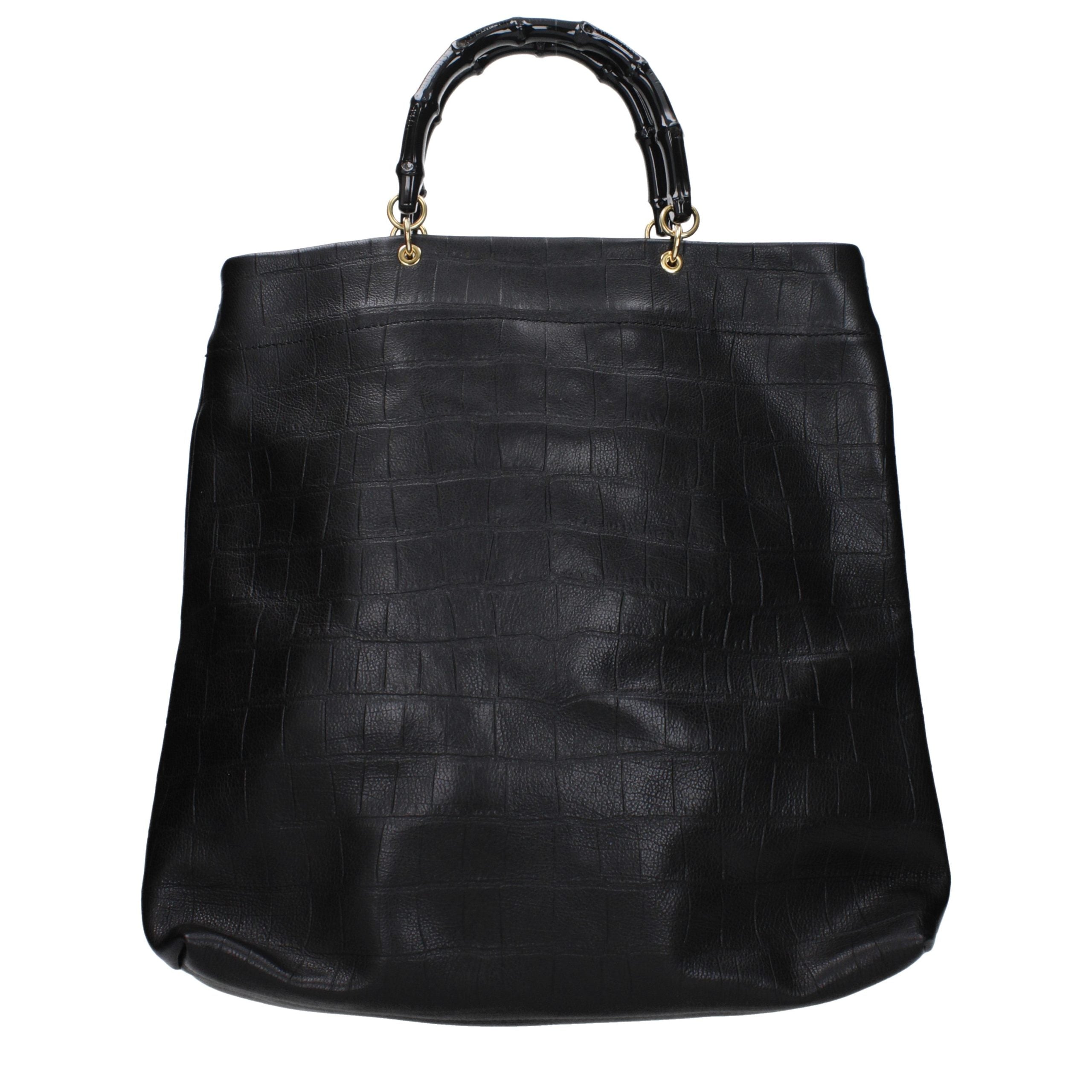 Jil Sander Black Leather Handbag Jil Sander