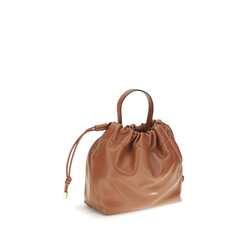 Chloé Brown Lamb Ovis Aries Aries Shoulder Bag Chloé