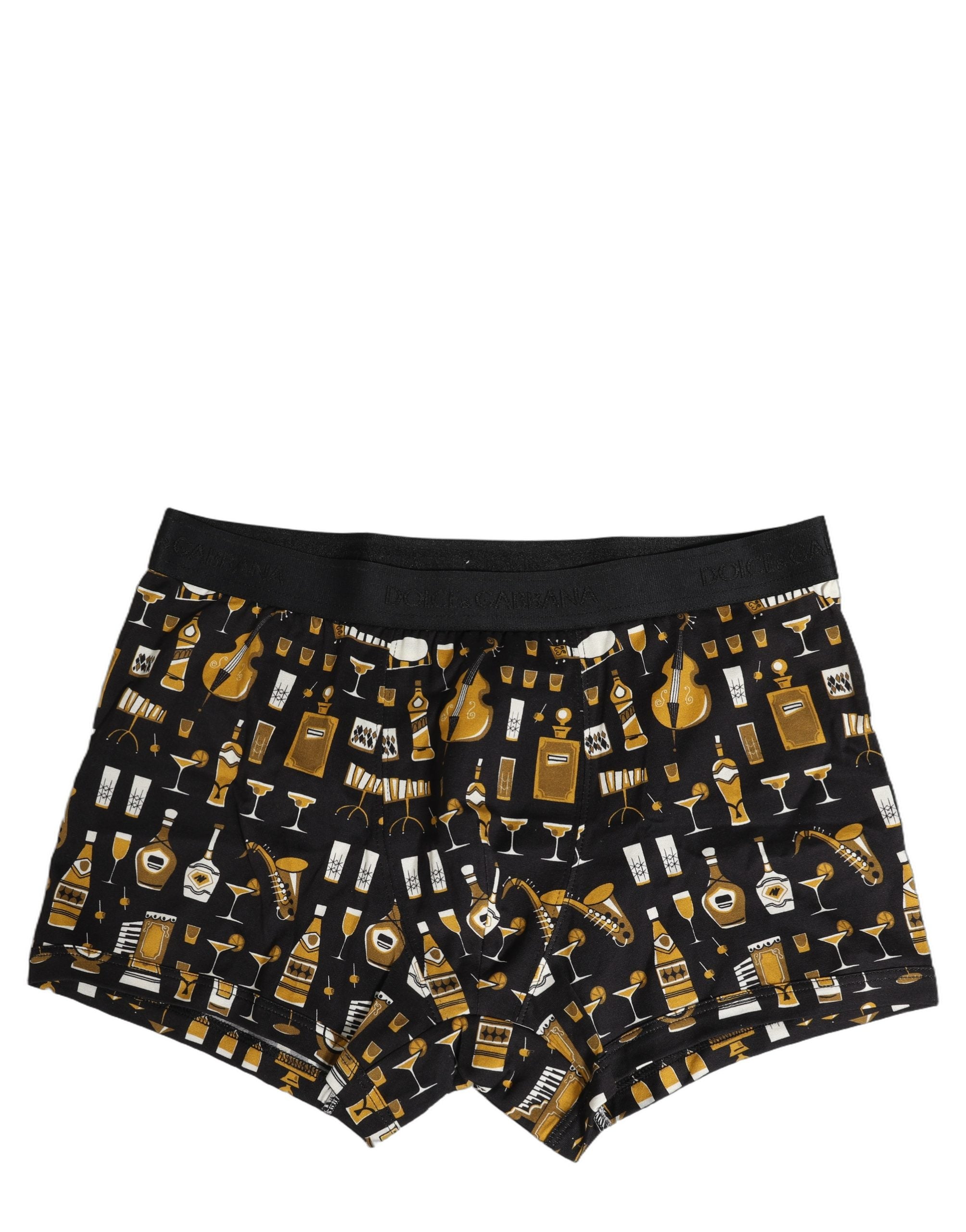 Dolce & Gabbana Black Gold Cocktail Regular Boxer Underwear Dolce & Gabbana