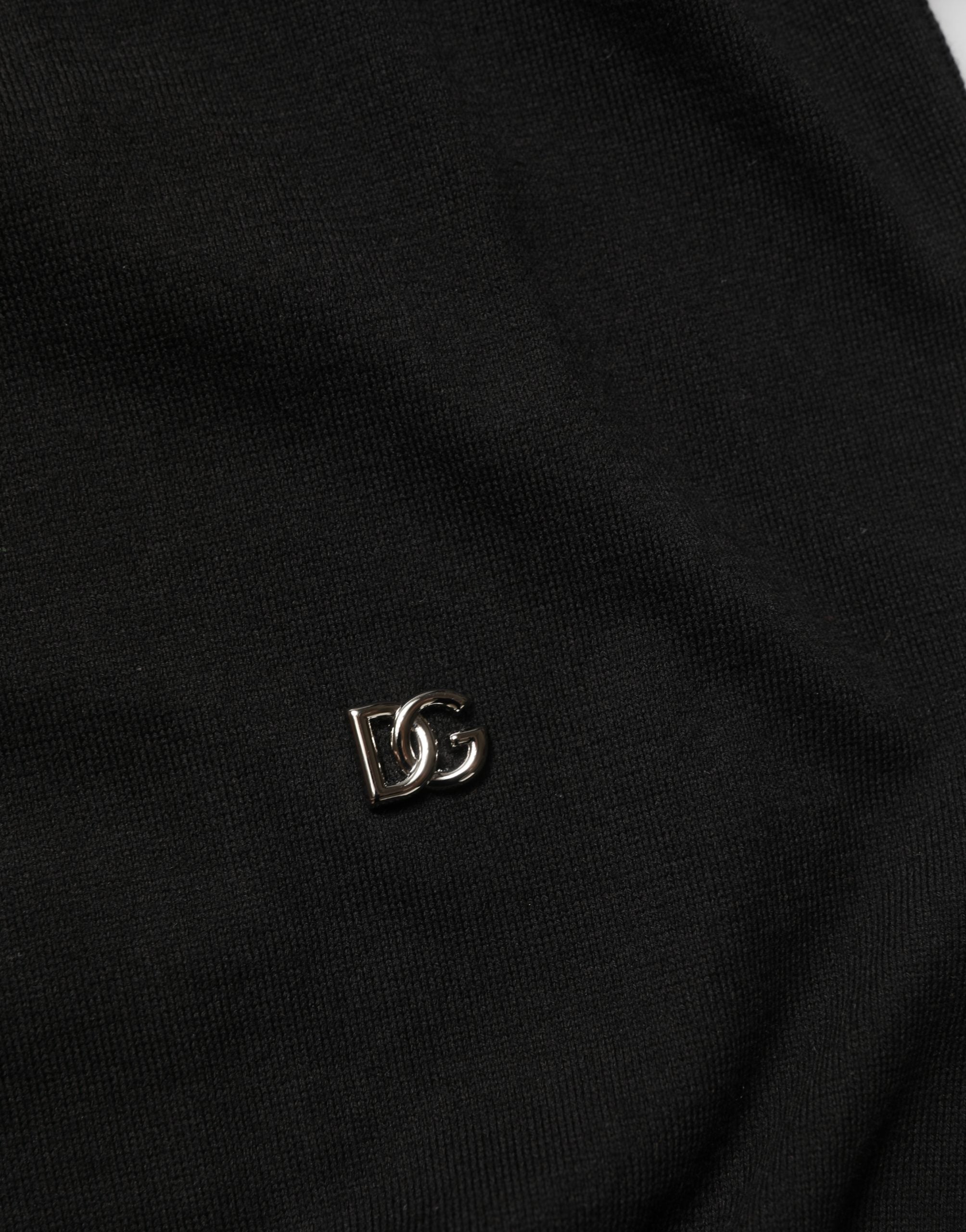 Dolce & Gabbana Black Cotton Collared Short Sleeves Men Polo T-shirt Dolce & Gabbana