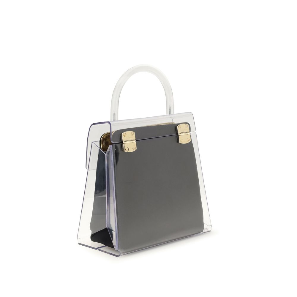 Ferragamo Black Pvc Handbag Ferragamo