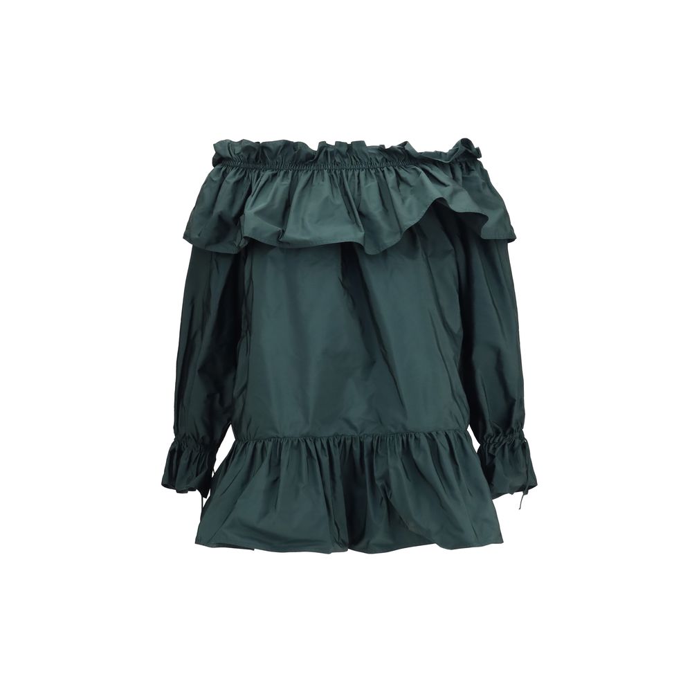 Saint Laurent Bicolor Polyamide Casual Dress Saint Laurent