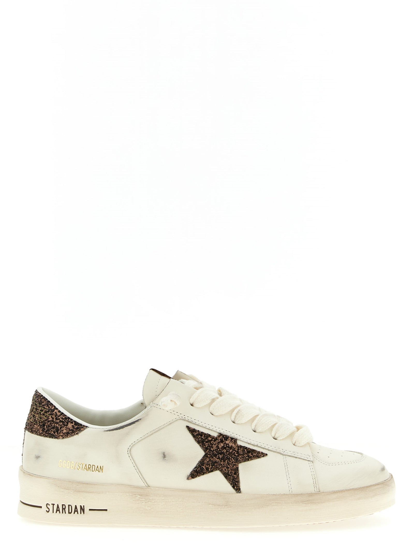 Golden Goose White Leather Low Top Sneakers Golden Goose