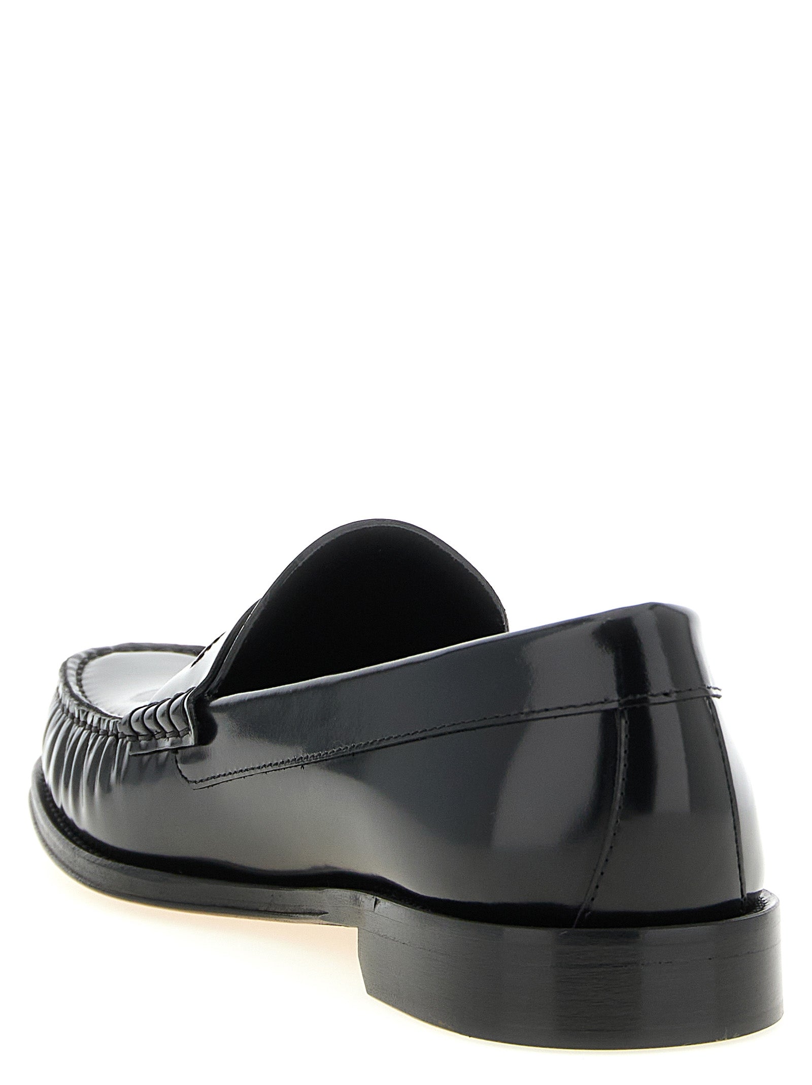 Tom Ford Black Calfskin Slip-On Loafers Tom Ford
