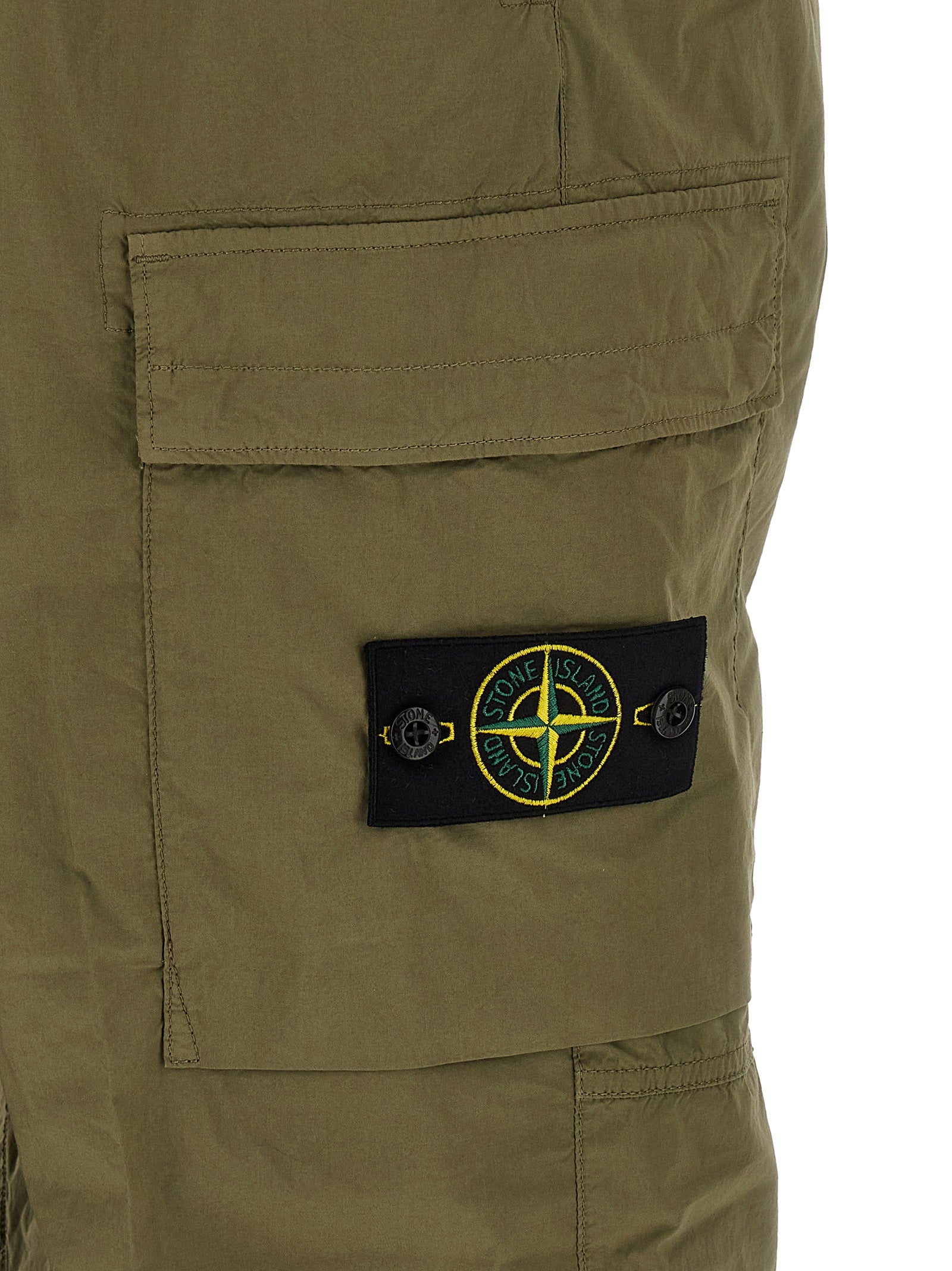 Stone Island Bicolor Cotton Cargo Pants Stone Island
