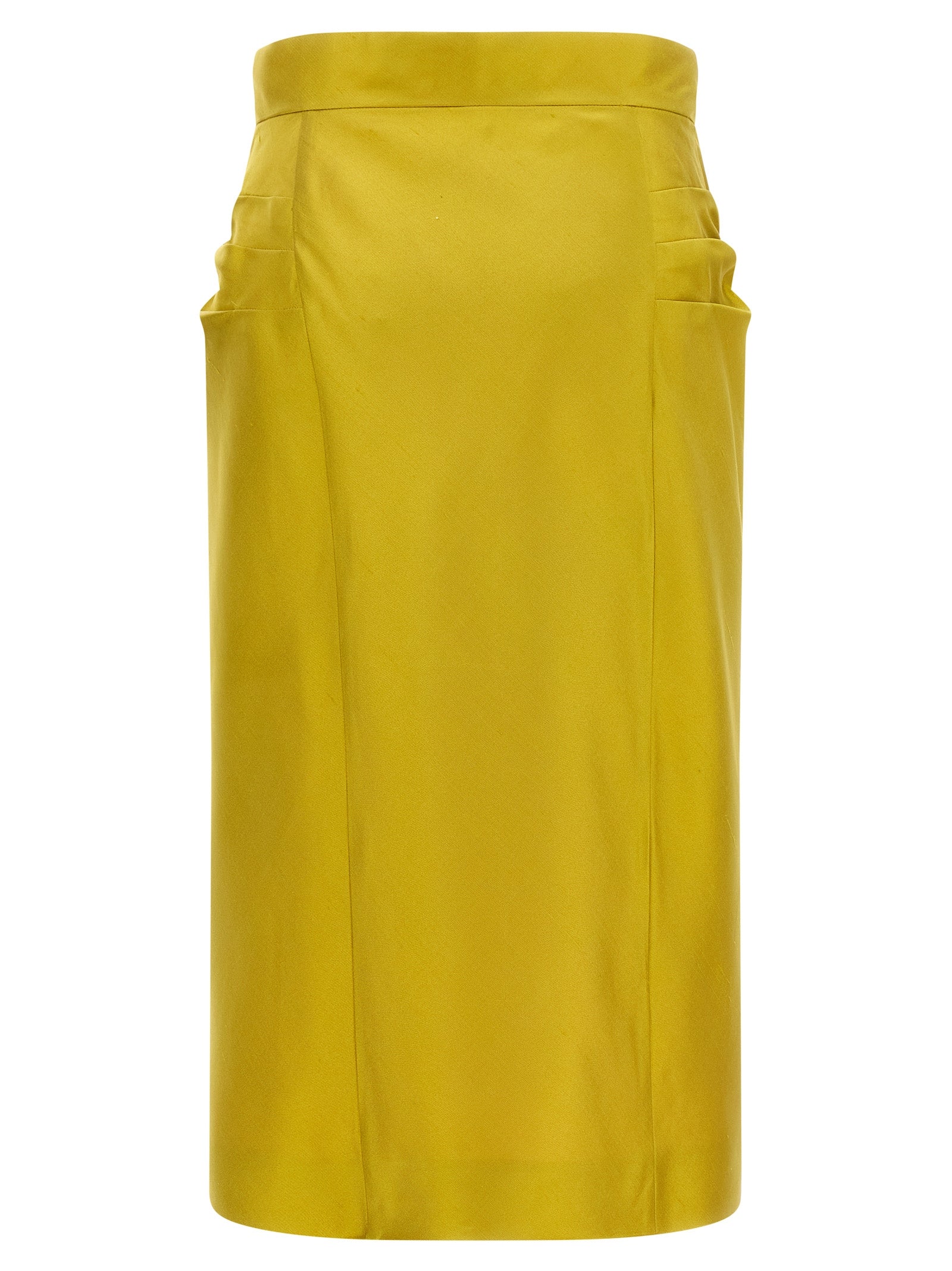 Valentino Garavani Bicolor Silk Midi Skirt Valentino Garavani