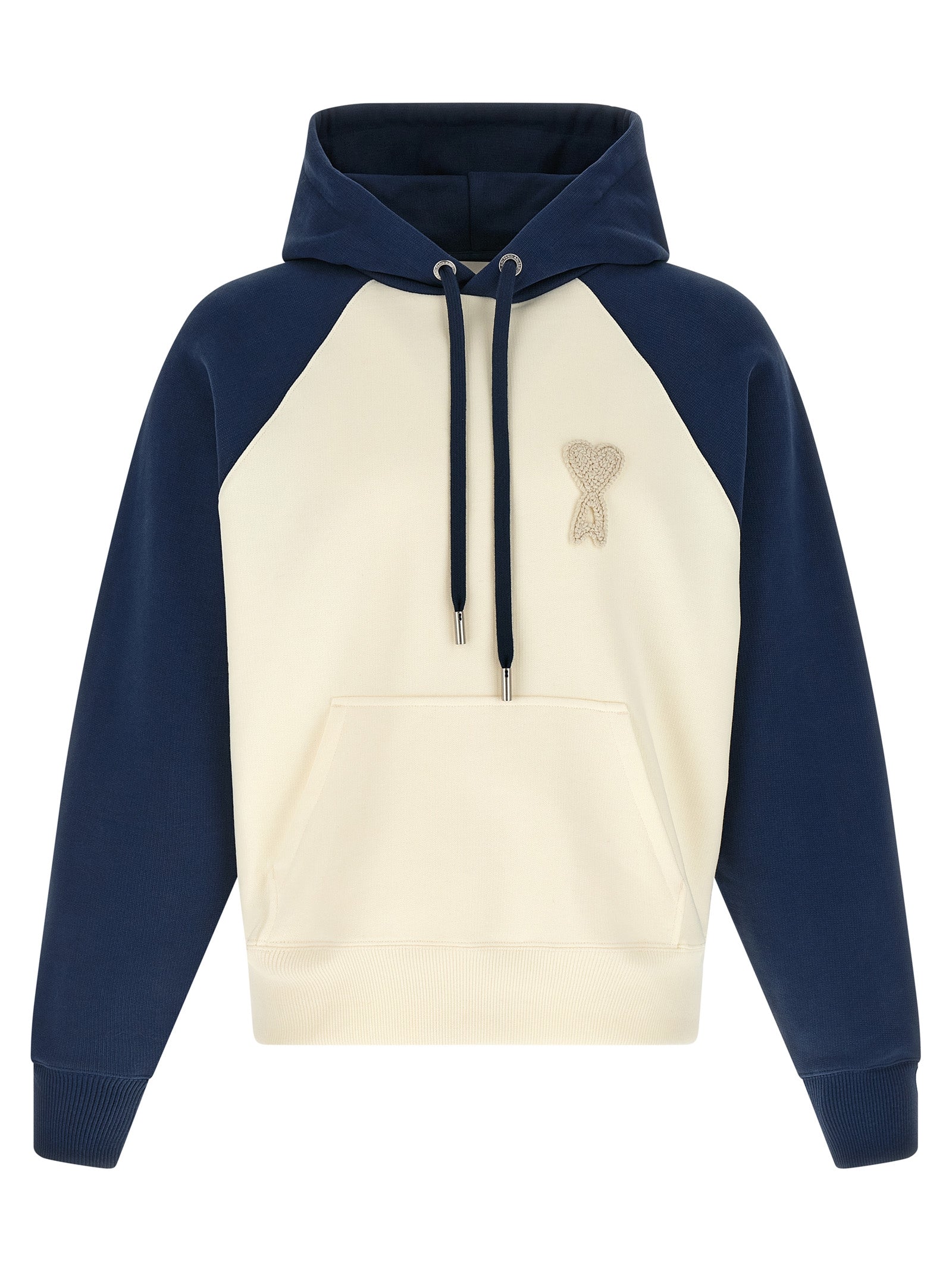 Ami Paris Blue Cotton Sweatshirt Ami Paris