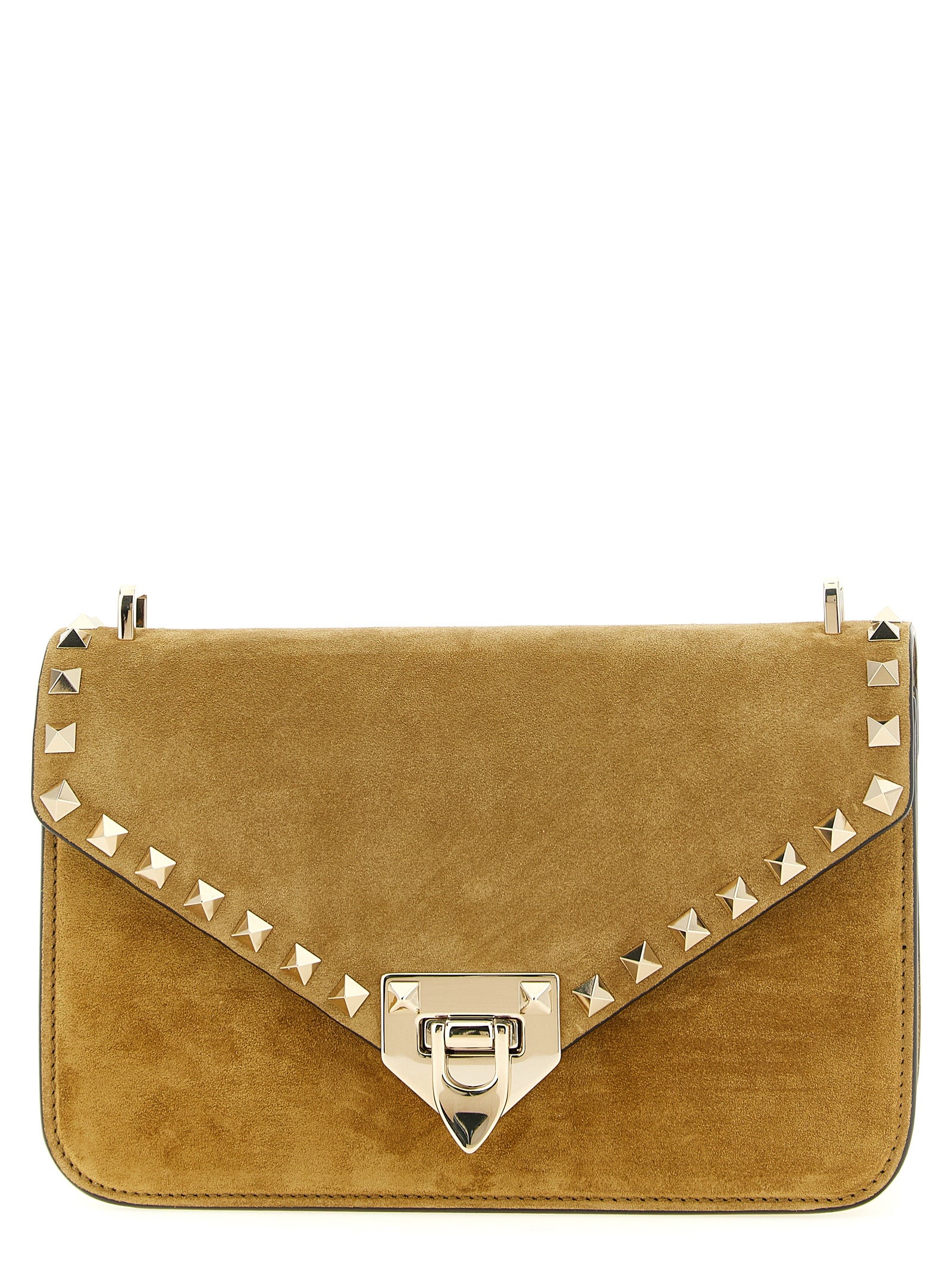 Valentino Garavani Beige Calfskin Crossbody Bag Valentino Garavani