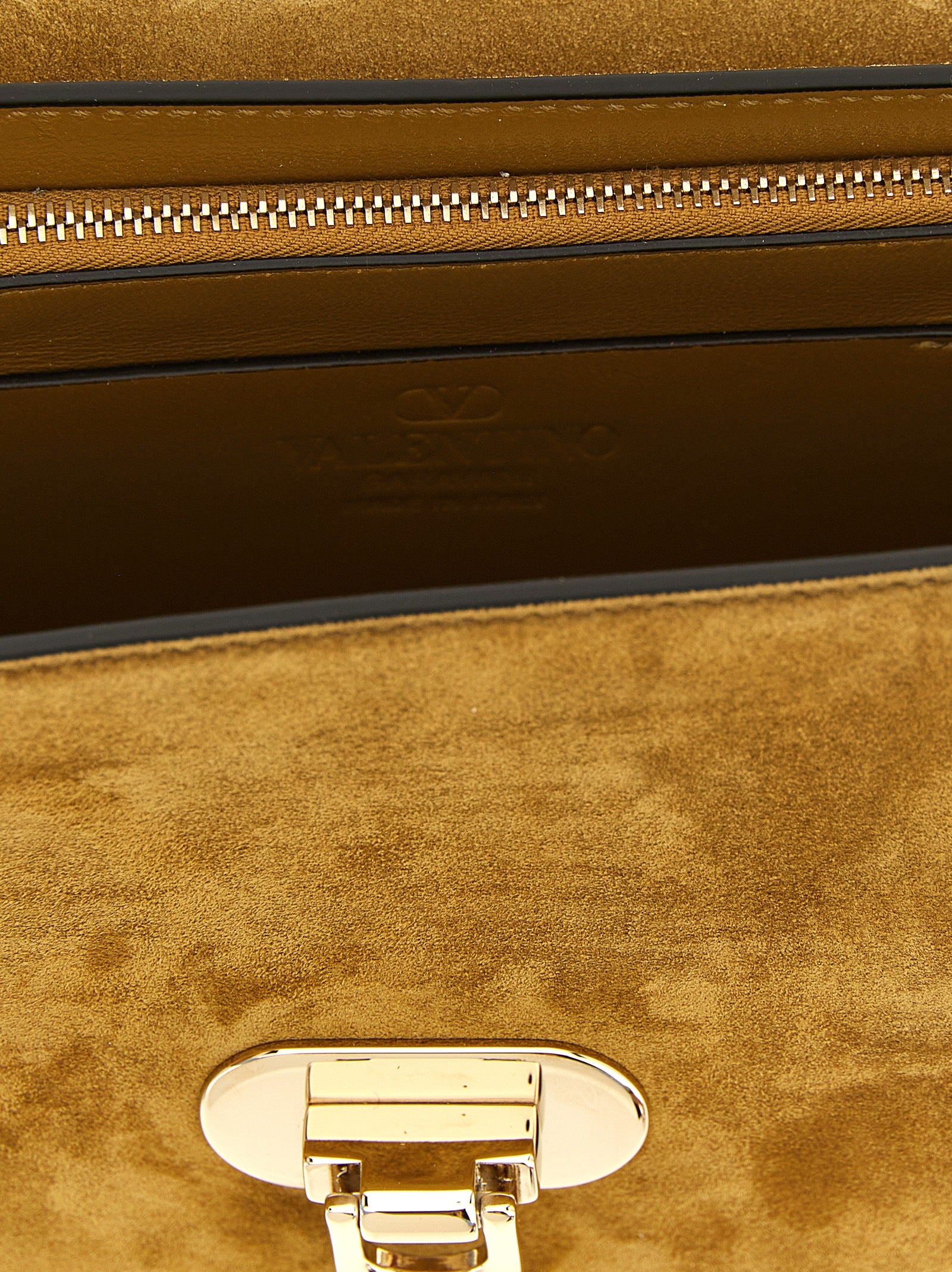 Valentino Garavani Beige Calfskin Crossbody Bag Valentino Garavani
