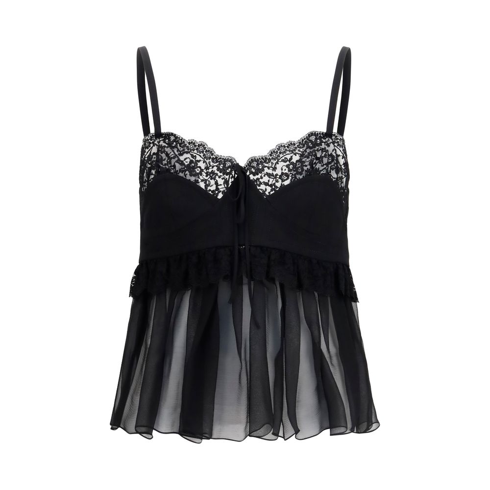 Chloé Black Silk Blouse Chloé