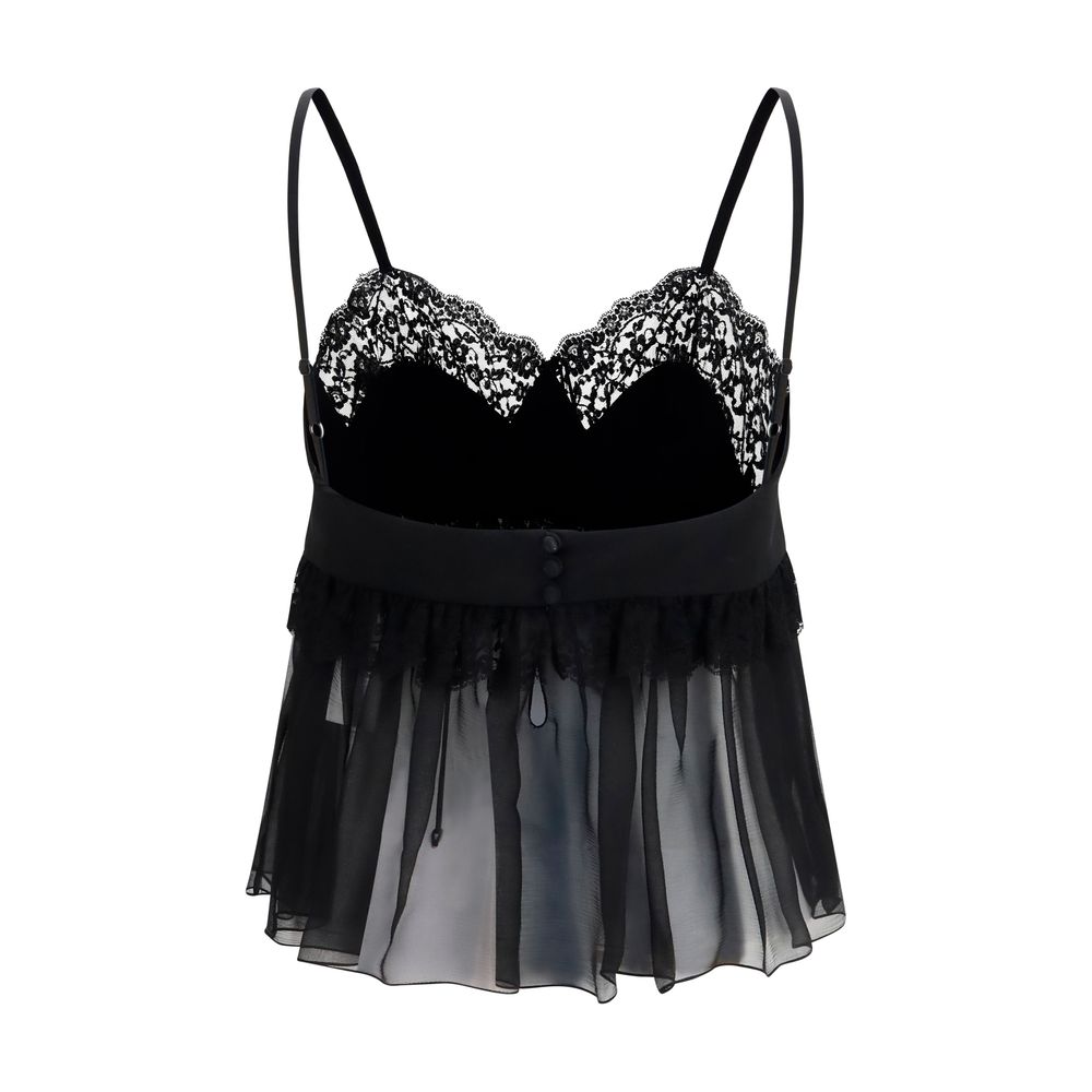 Chloé Black Silk Blouse Chloé
